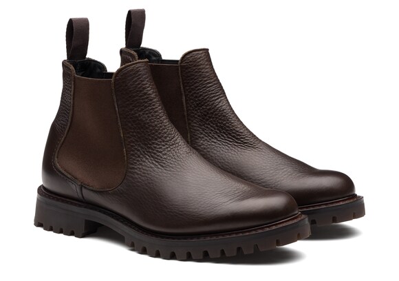 Church's  Soft Grain Leather Chelsea Boot Ebony