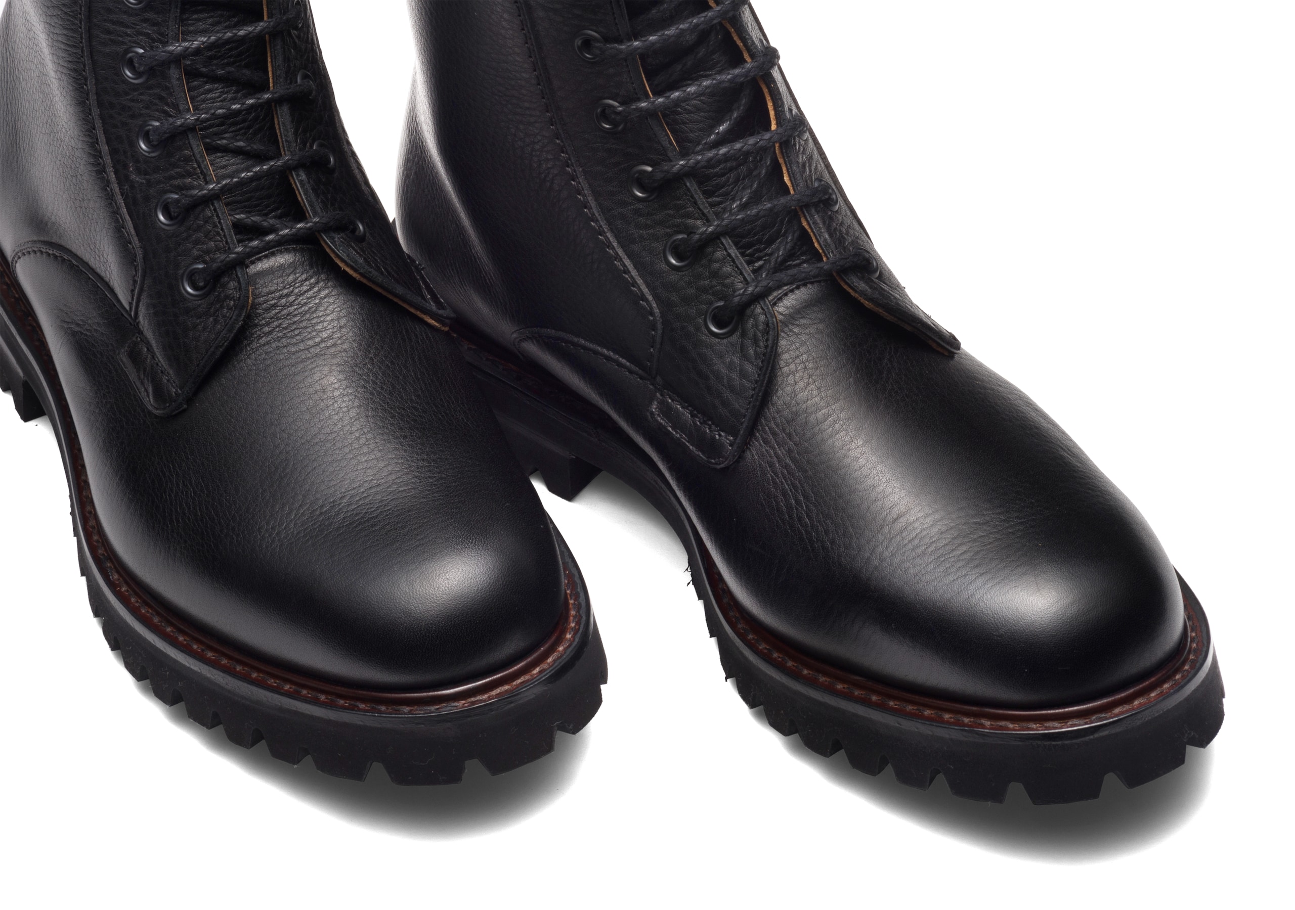 Coalport 2 Church's Soft Grain Lace-Up Boot Black