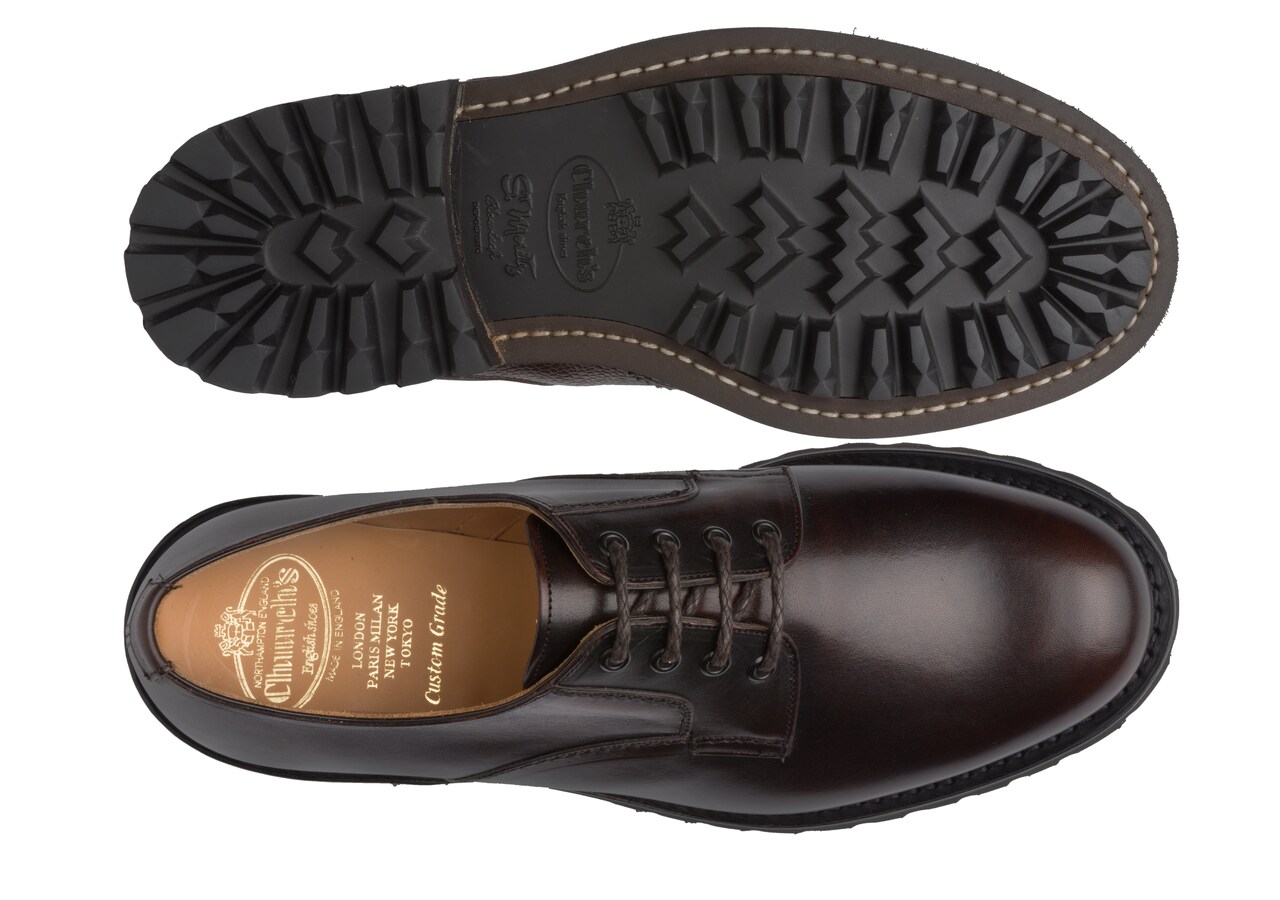 Men's Highland Grain Chelsea Boot Brogue Brown | Church's