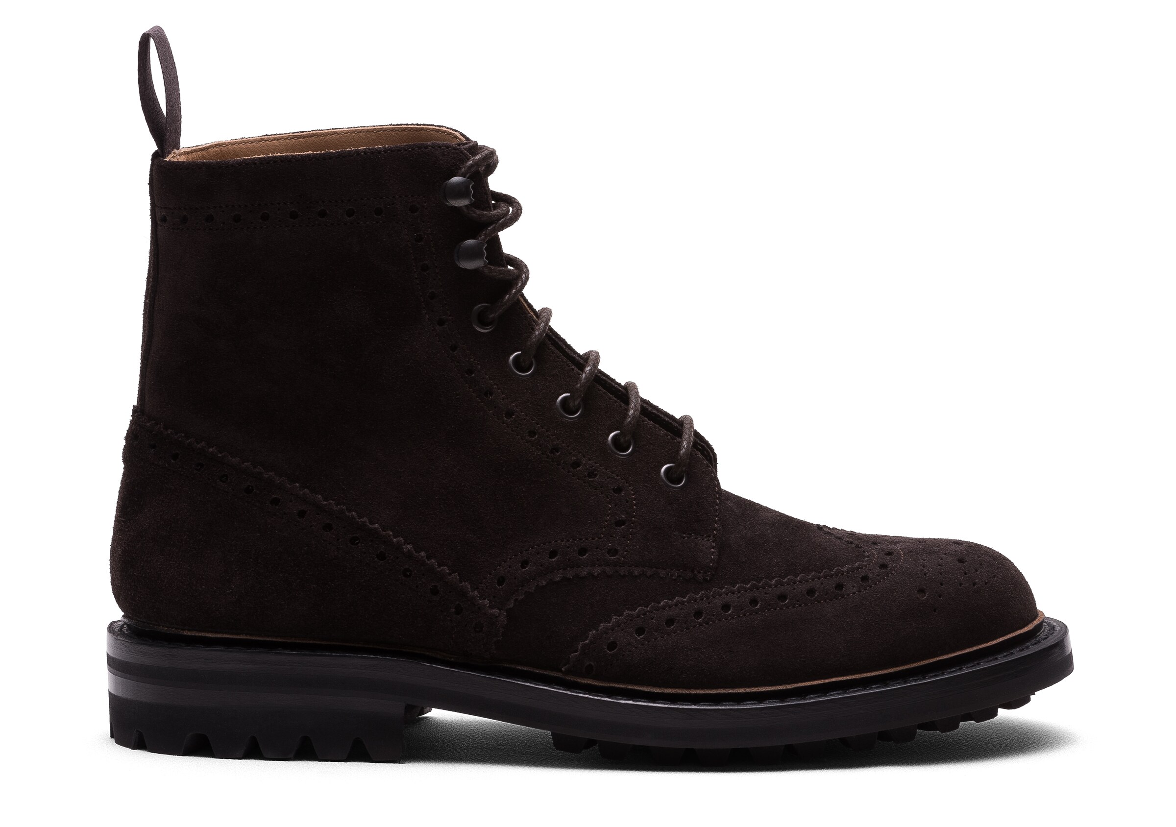 Church Suede Lace-up Boot, Man, Ebony, Size 9,5