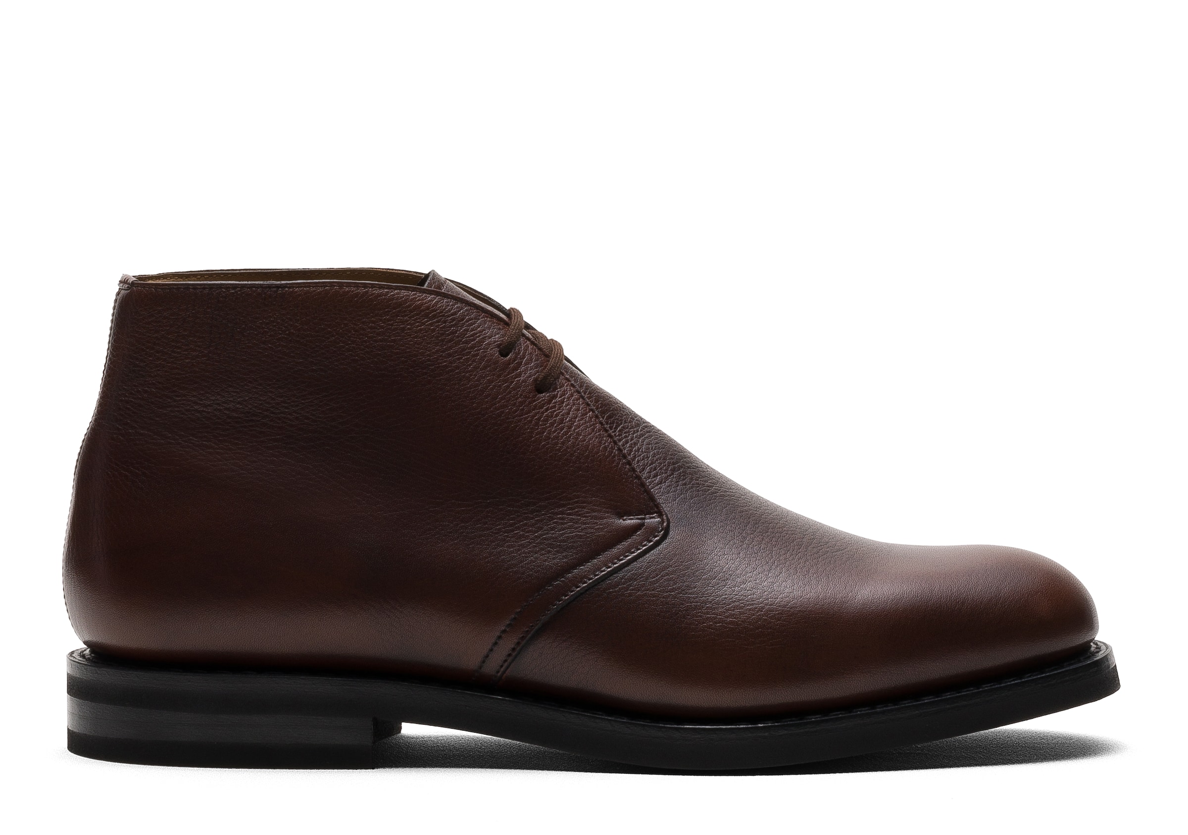 Church Soft Grain Leather Desert Boot, Man, Burnt, Size 8,5