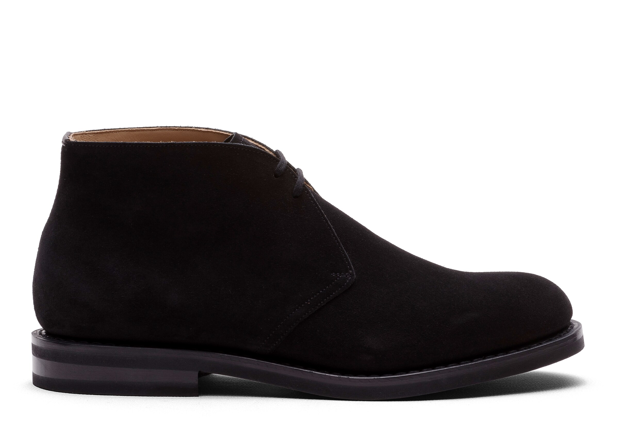 Church Suede Desert Boot, Man, Black, Size 6