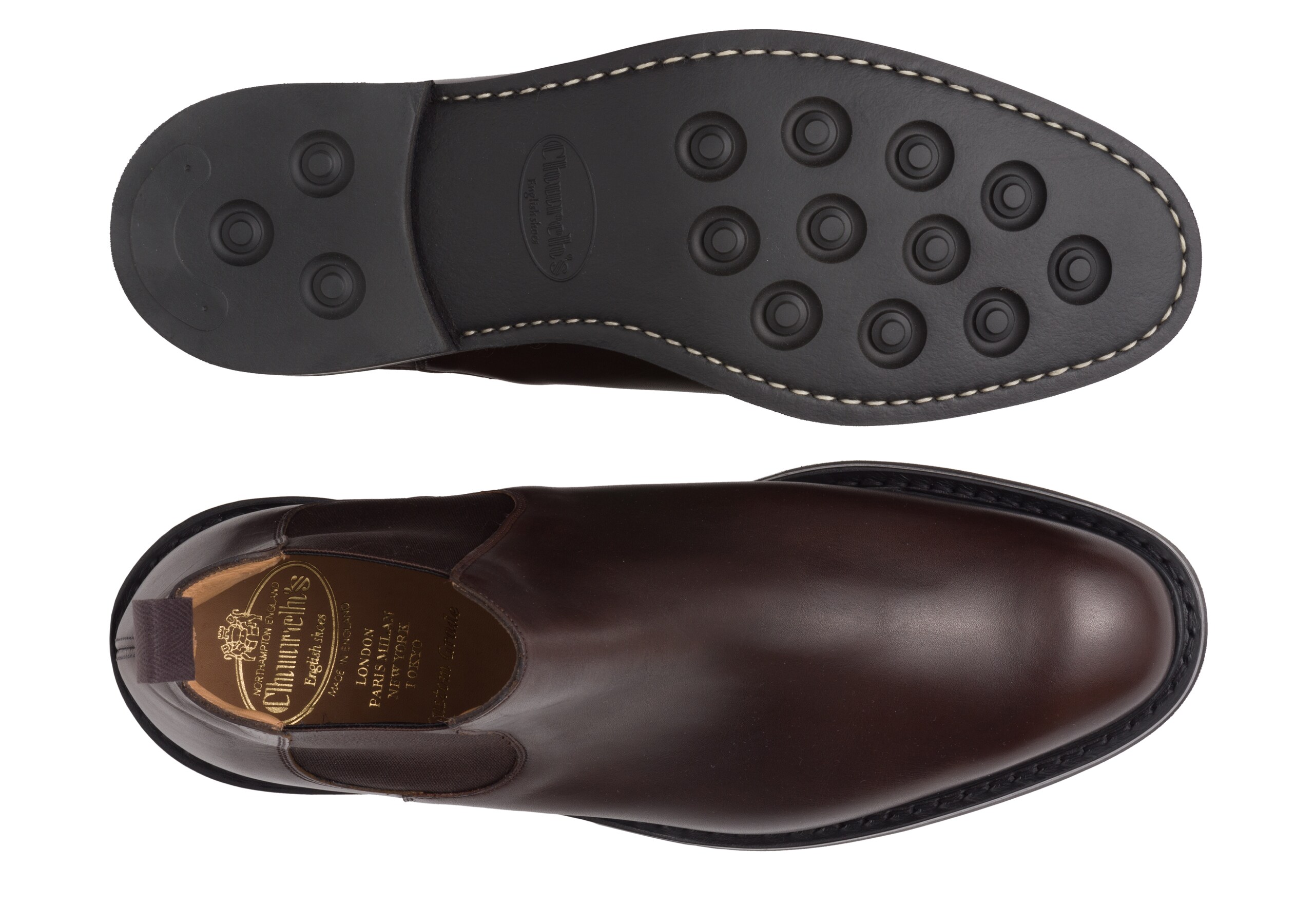 Goodward r lw Church's Nevada Leather Chelsea Boot Brown