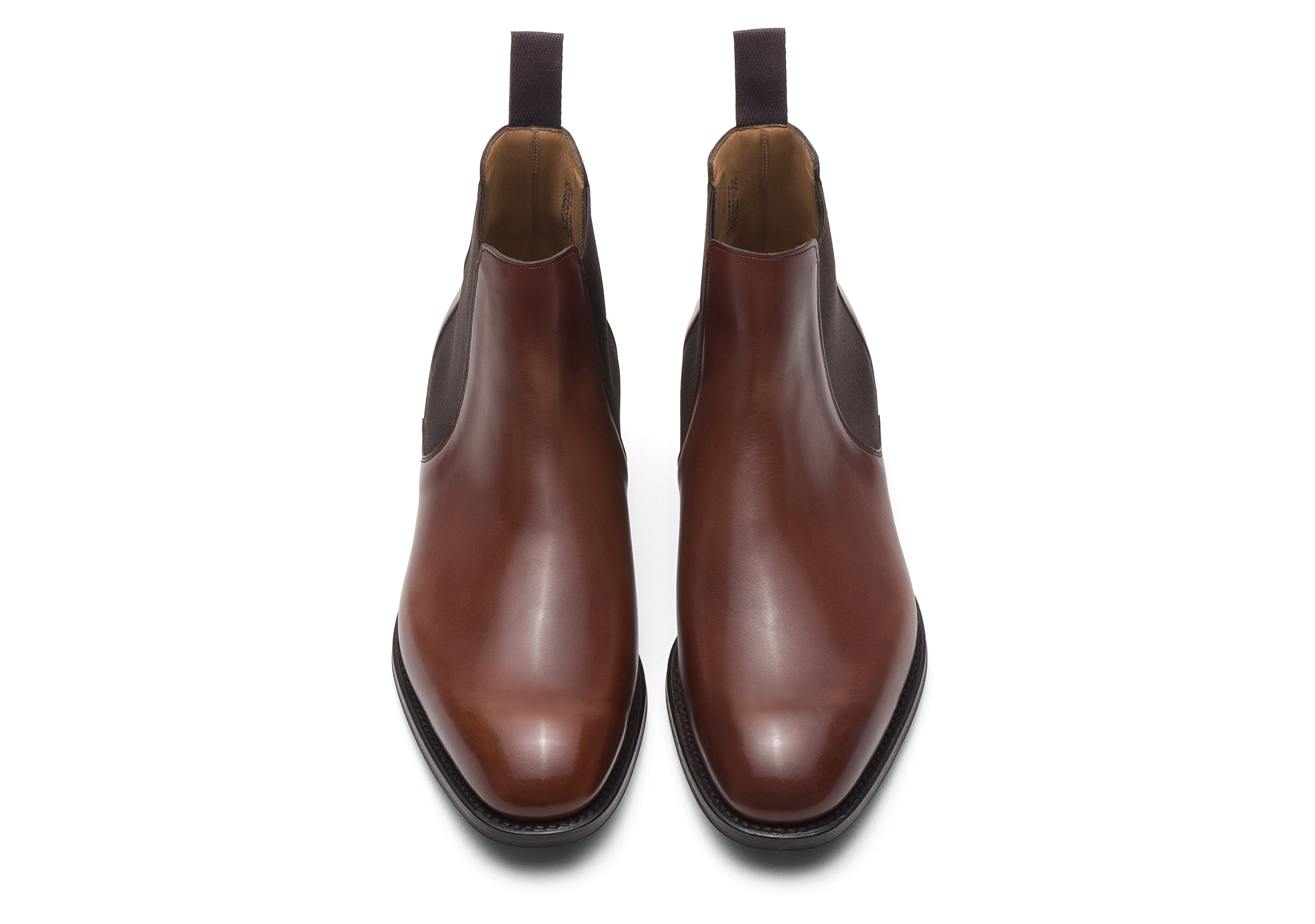 Men s Bleached Calfskin Chelsea Boot Brown Church s