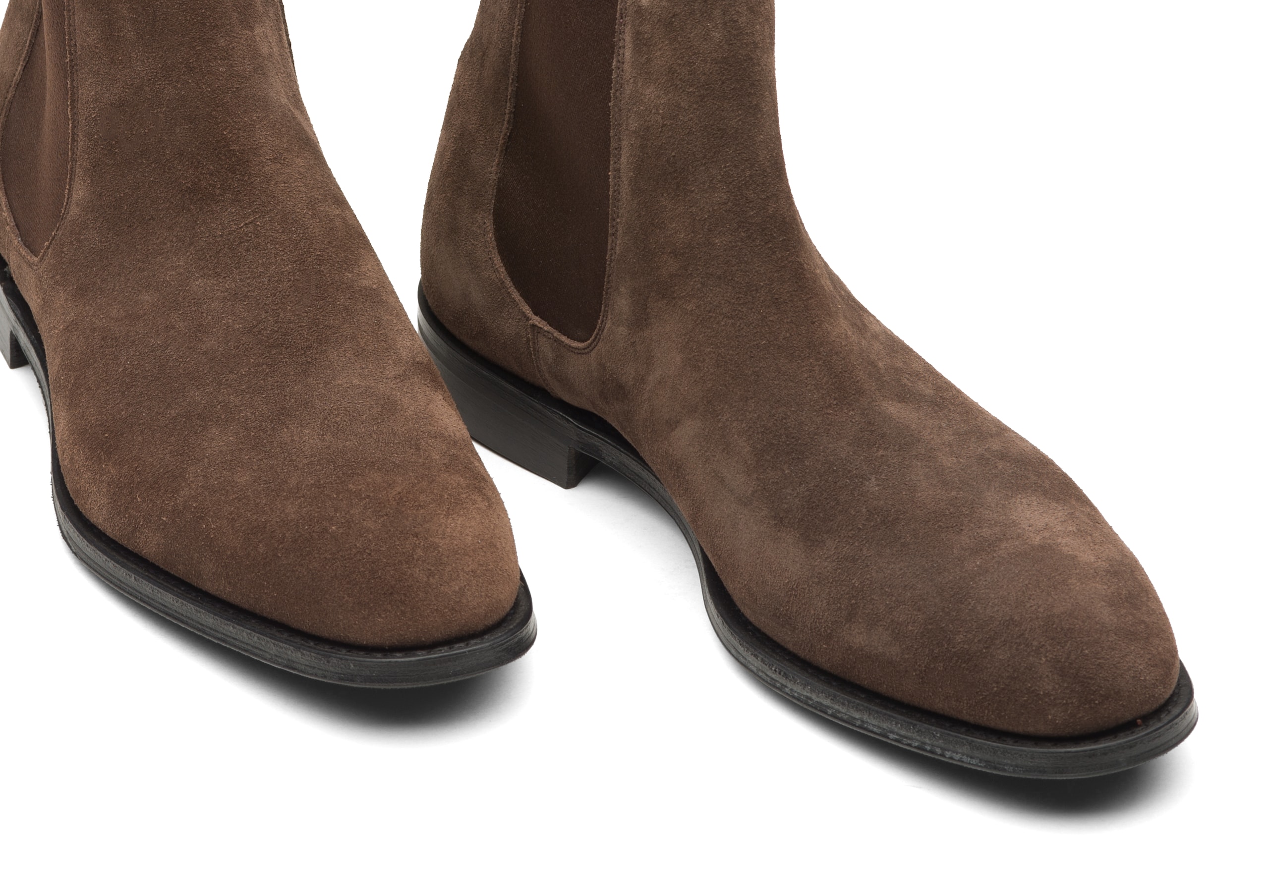 Amberley ^ r Church's Botte Chelsea en Veau Velours Marron