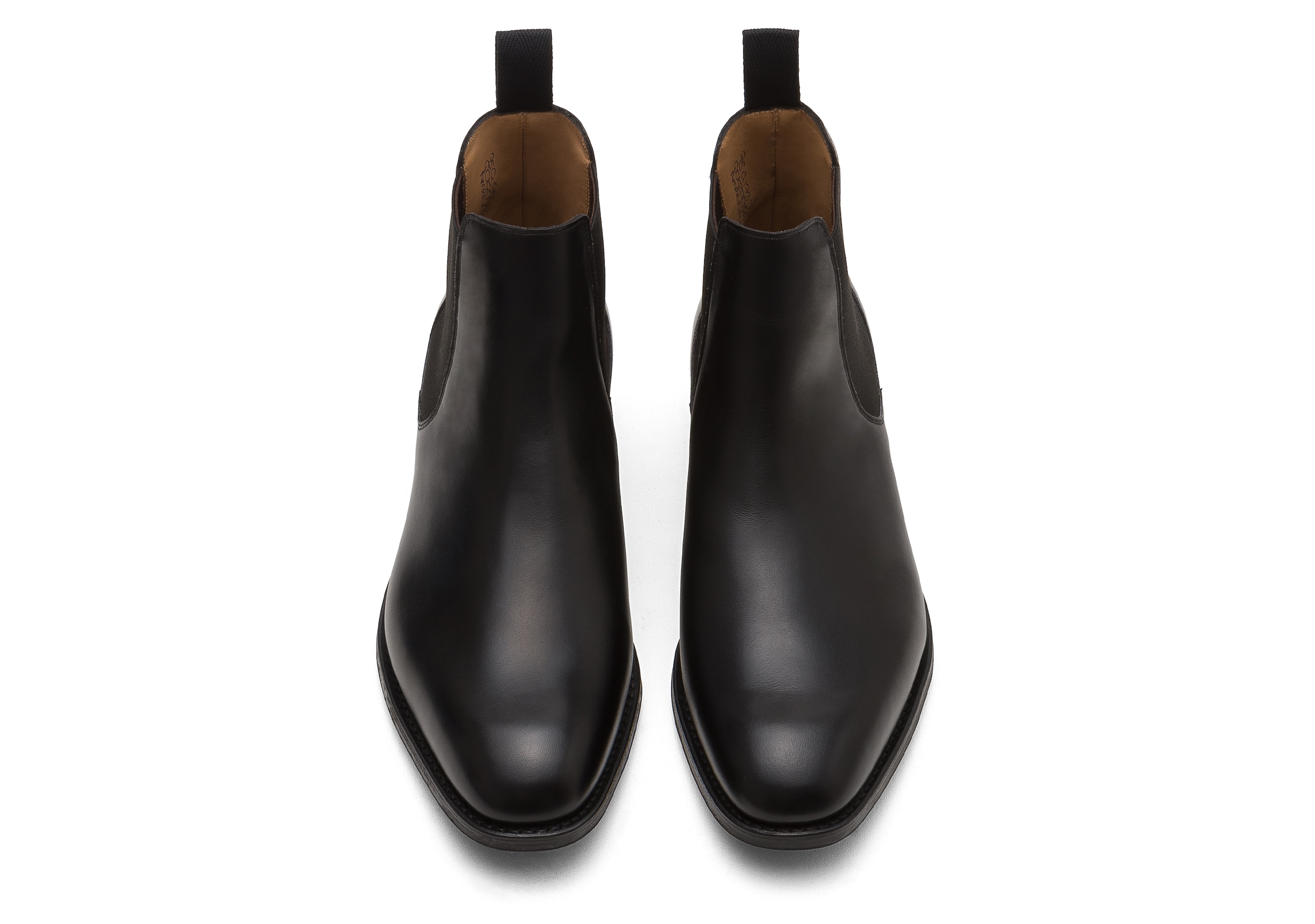 Amberley ^ r Church's Botte Chelsea en Cuir de Veau Noir