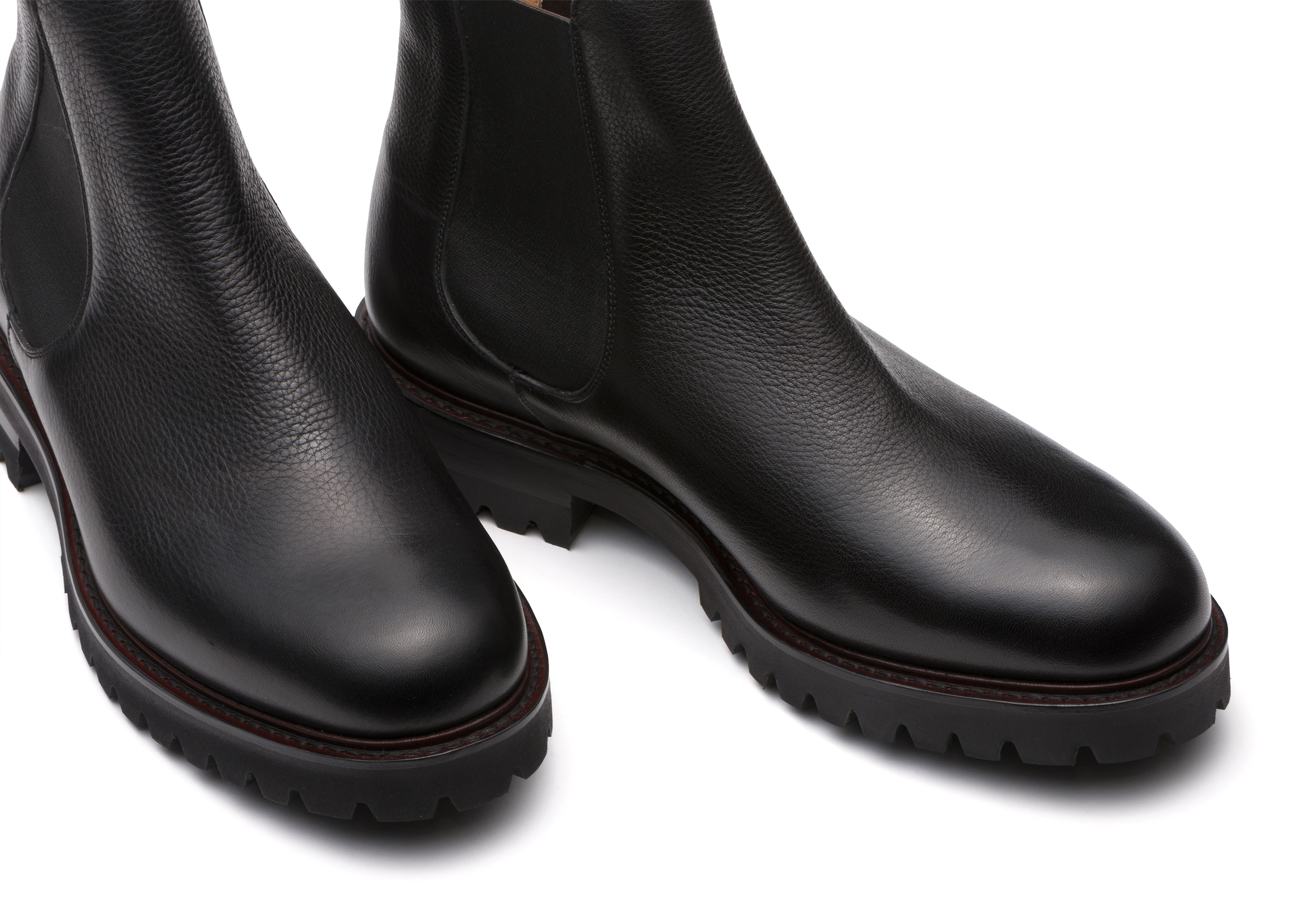 Men's Soft Grain Leather Chelsea Boot Black | Church's