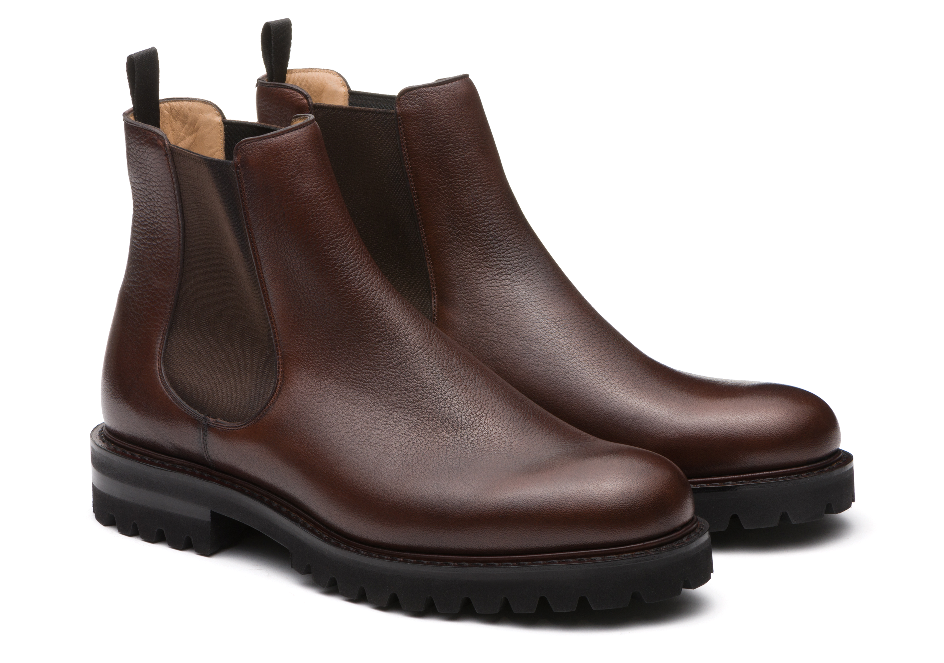 Men s Soft Grain Leather Chelsea Boot Brown Church s