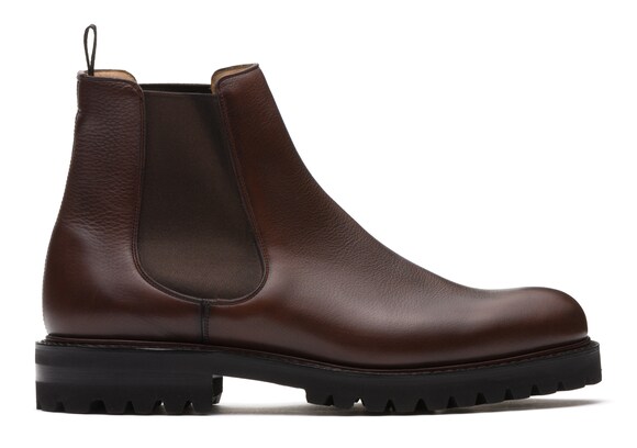 Church's Cornwood 3 Soft Grain Leather Chelsea Boot Burnt
