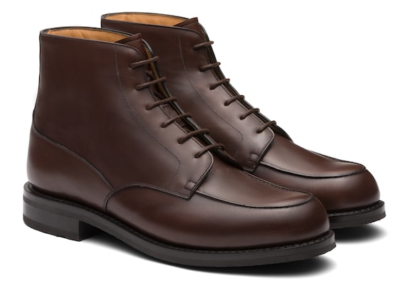 Church's Havant Nevada Leather Derby Boot Ebony