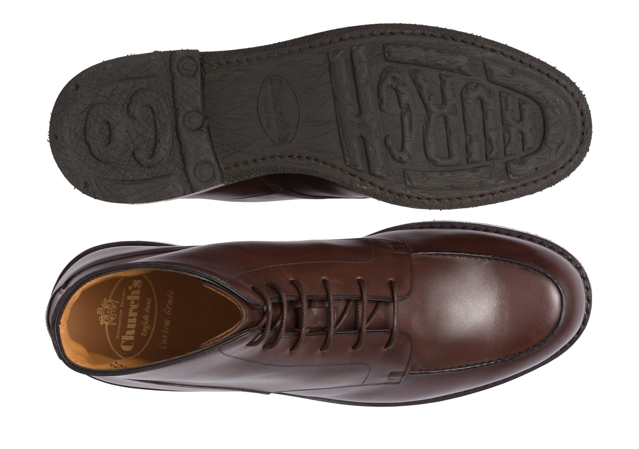 Havant Church's Nevada Leather Derby Boot Brown