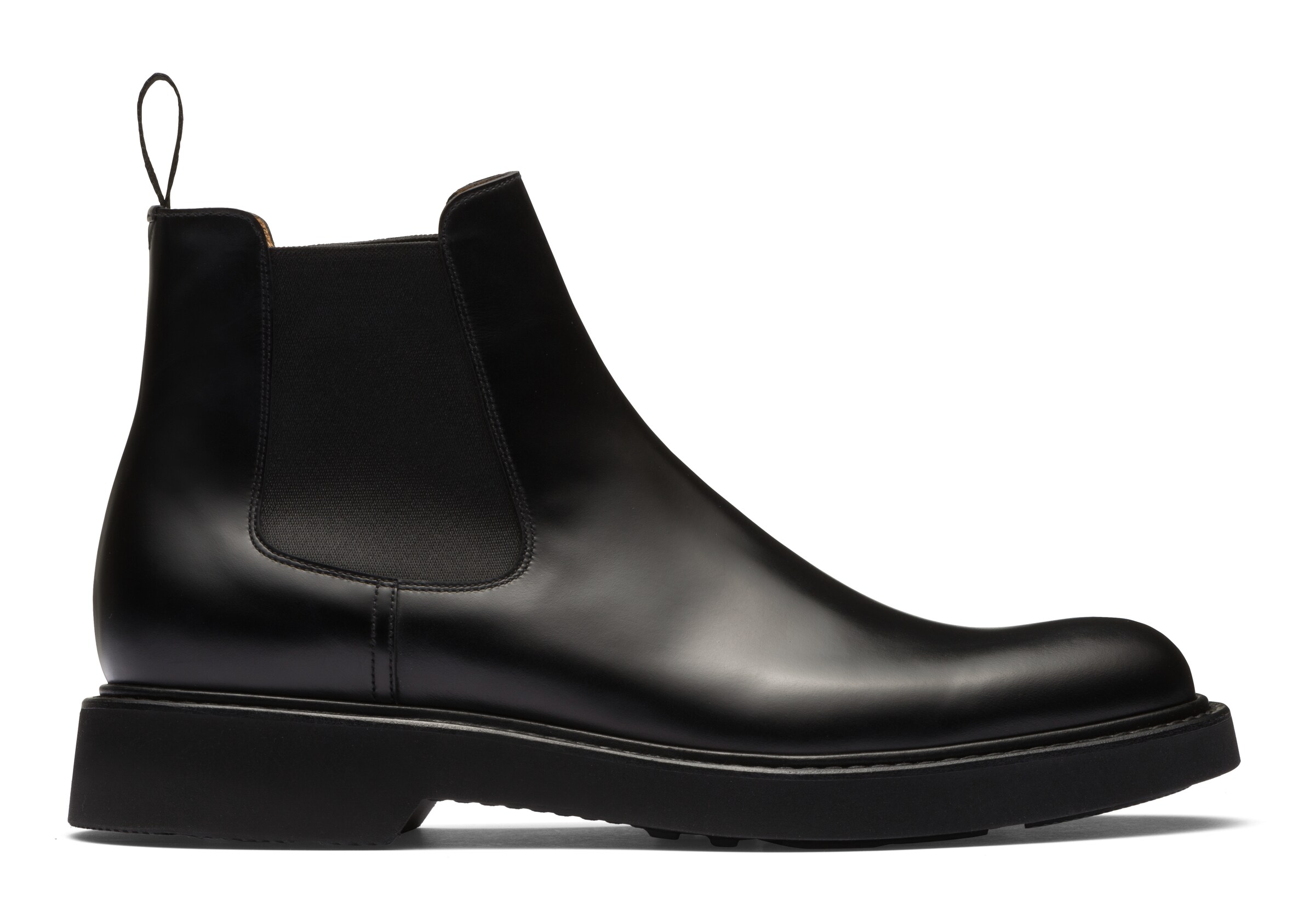 Church Rois Calf Leather Boot, Man, Black, Size 7