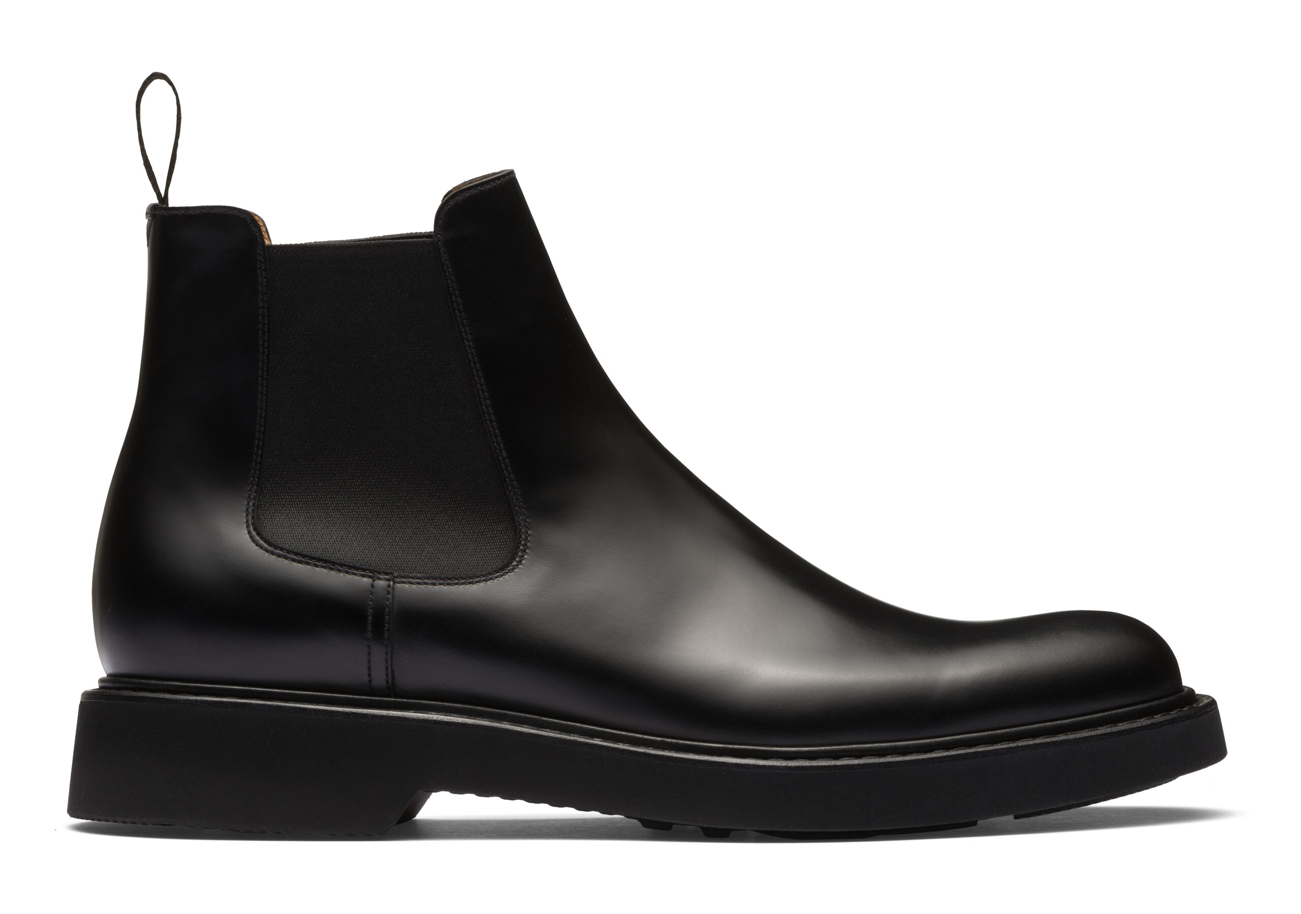 Leicester Church's Bottine en cuir de veau Rois Noir