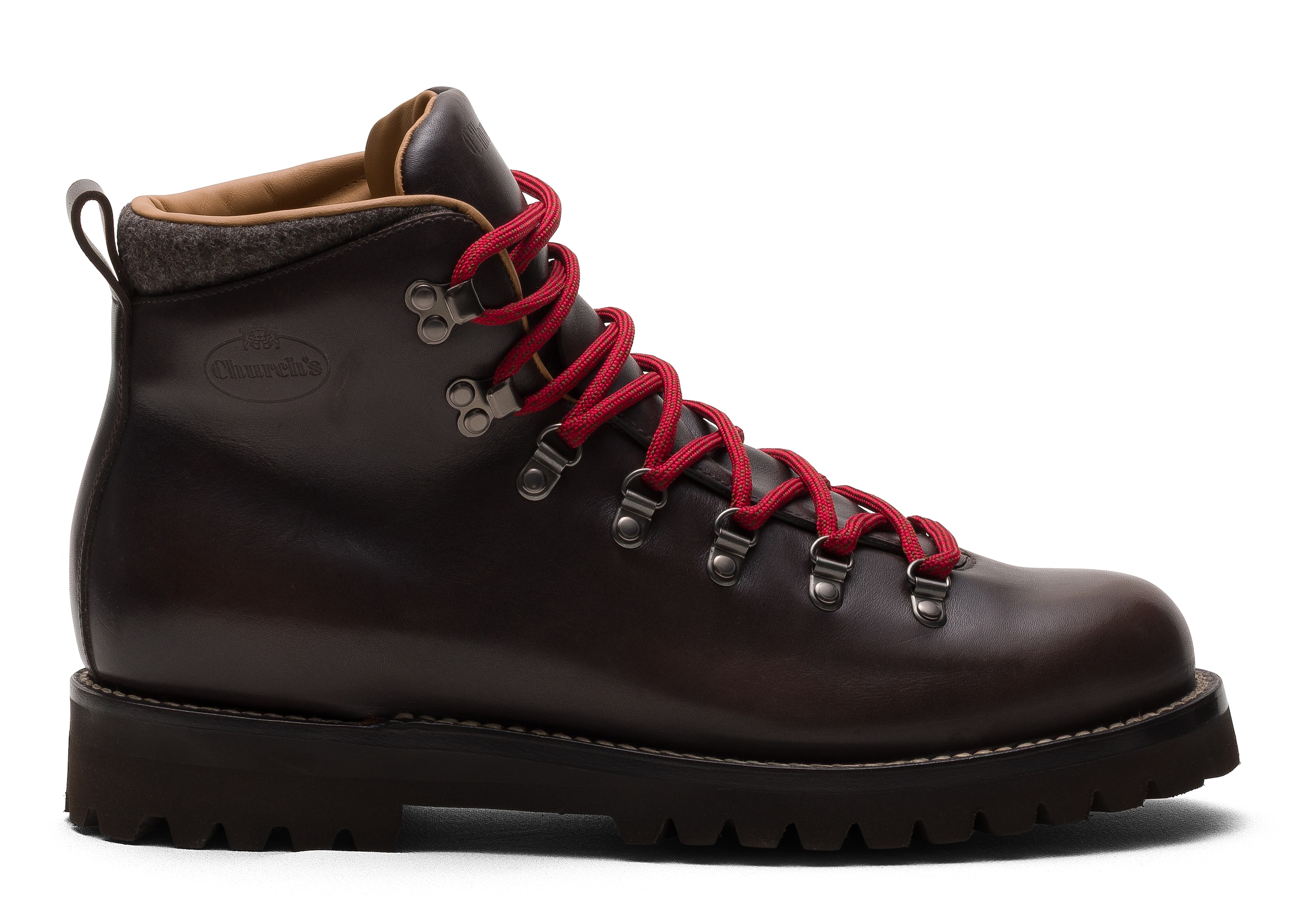 Church Fumé Brushed Leather Lace-up Boot, Man, Brown, Size 8