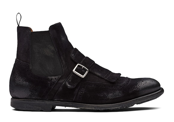 Church's true Vintage Suede Chelsea Boot ブラック