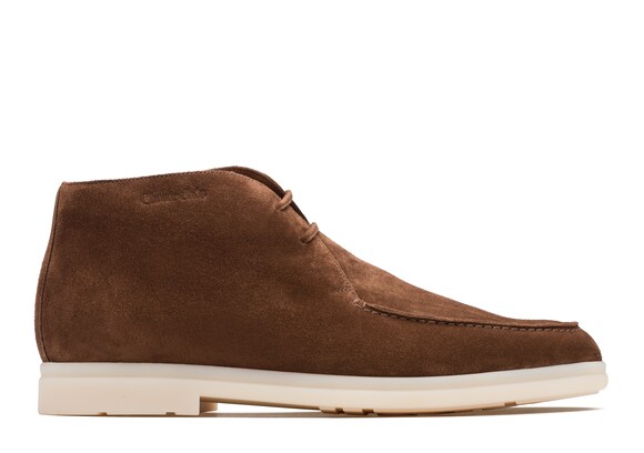Church's Goring Soft Suede lace-up boot Burnt