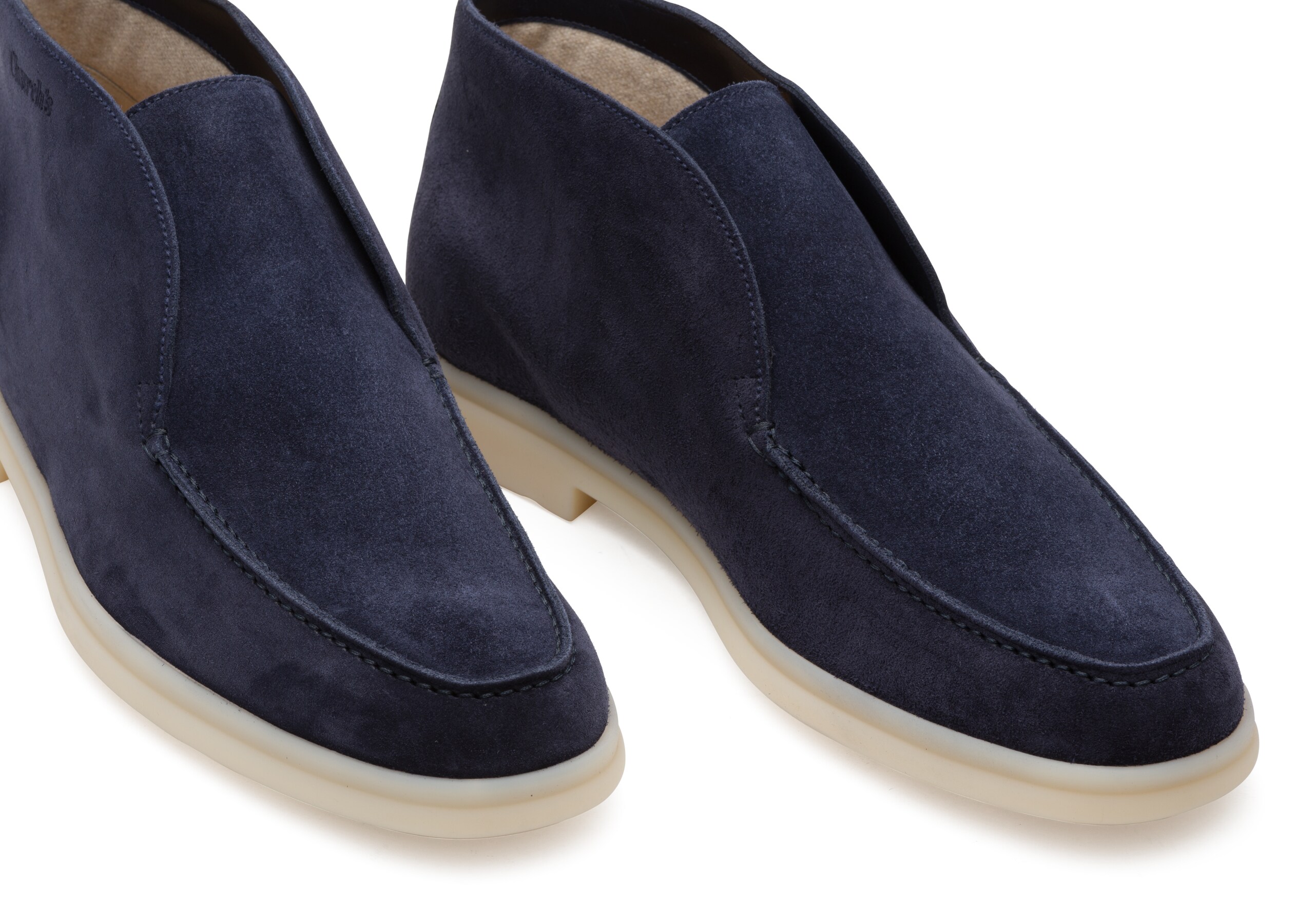Girvan Church's Soft Suede Slip-on Boot Blue