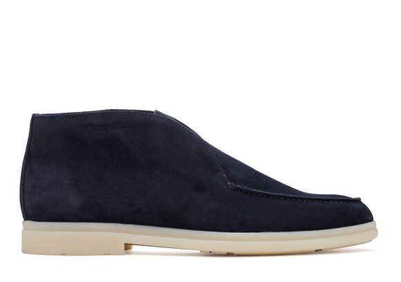 Church's Girvan Soft Suede Slip-on Boot Blue