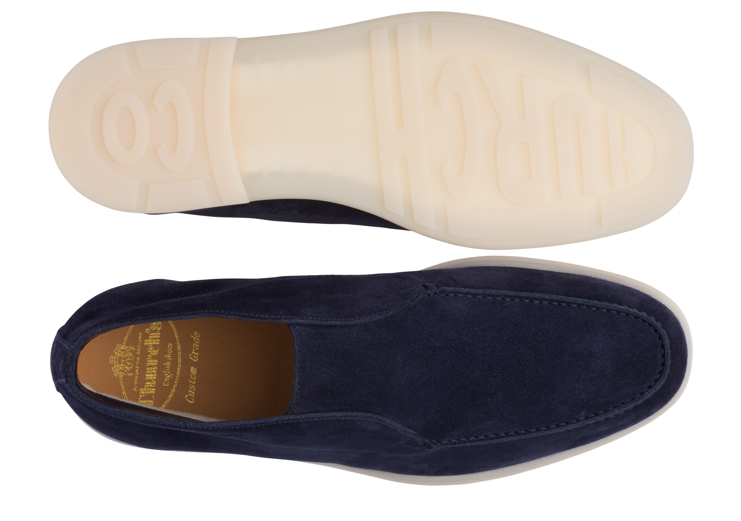 Girvan Church's Soft Suede Slip-on Boot Blue