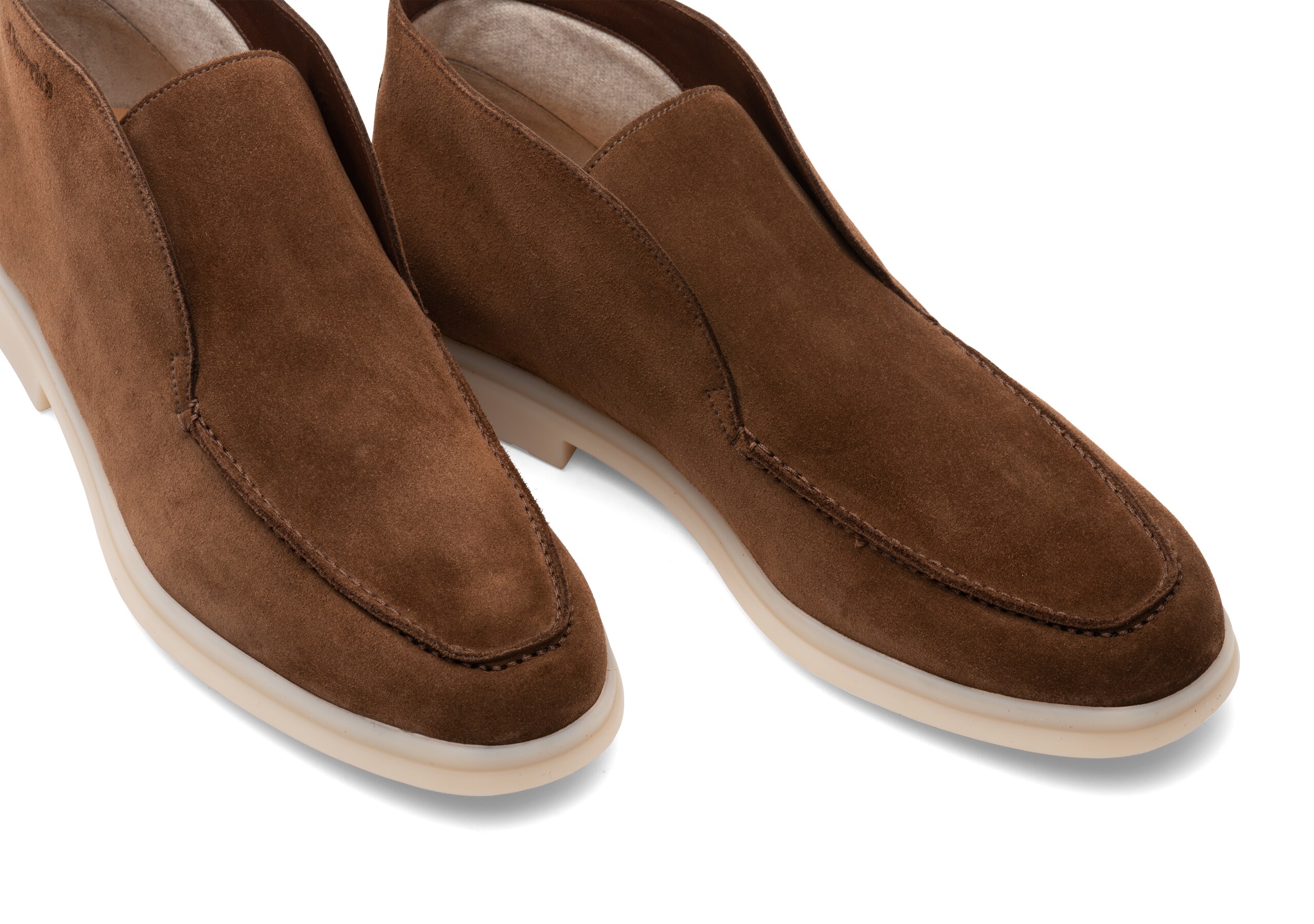 Girvan Church's Soft Suede Slip-on Boot Brown