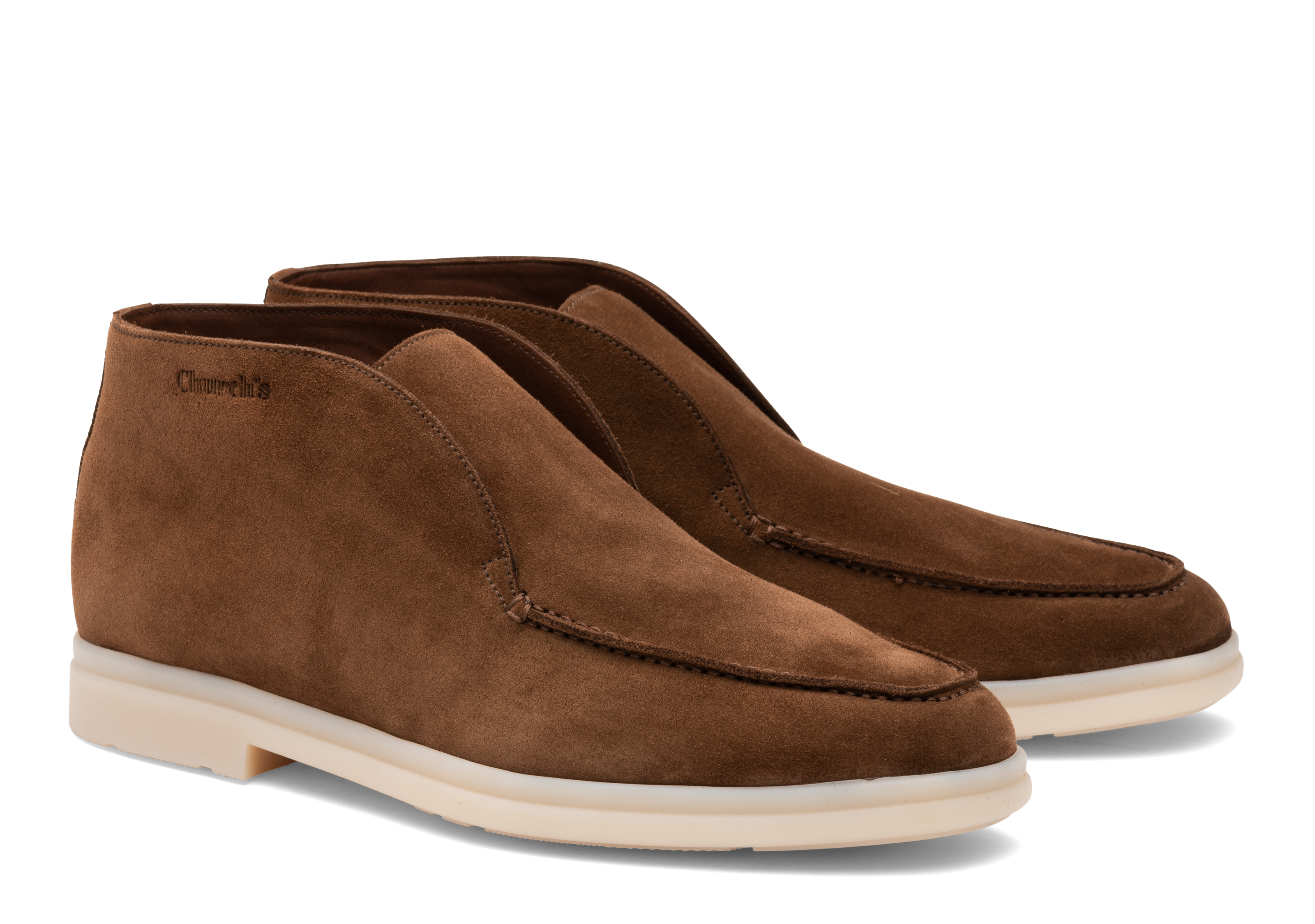 Slip on on sale suede booties