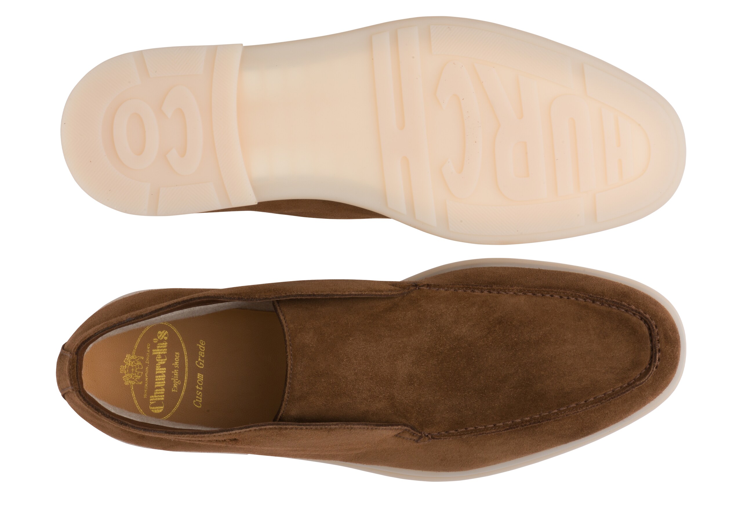 Girvan Church's Soft Suede Slip-on Boot Brown