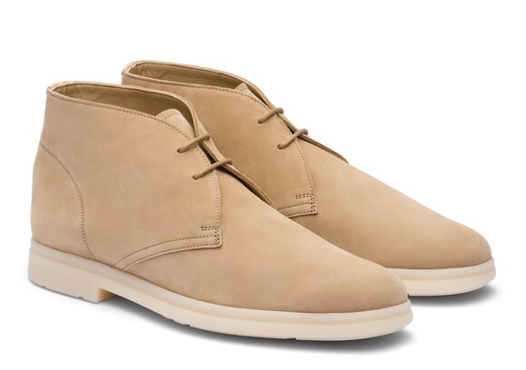 Church's Lewes Soft Suede Boot Natural
