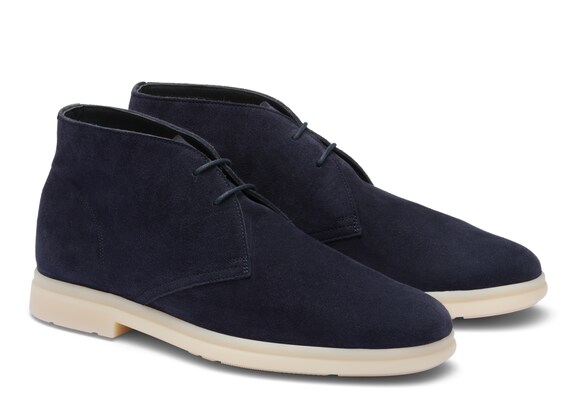 Church's Lewes Soft Suede Boot Blue