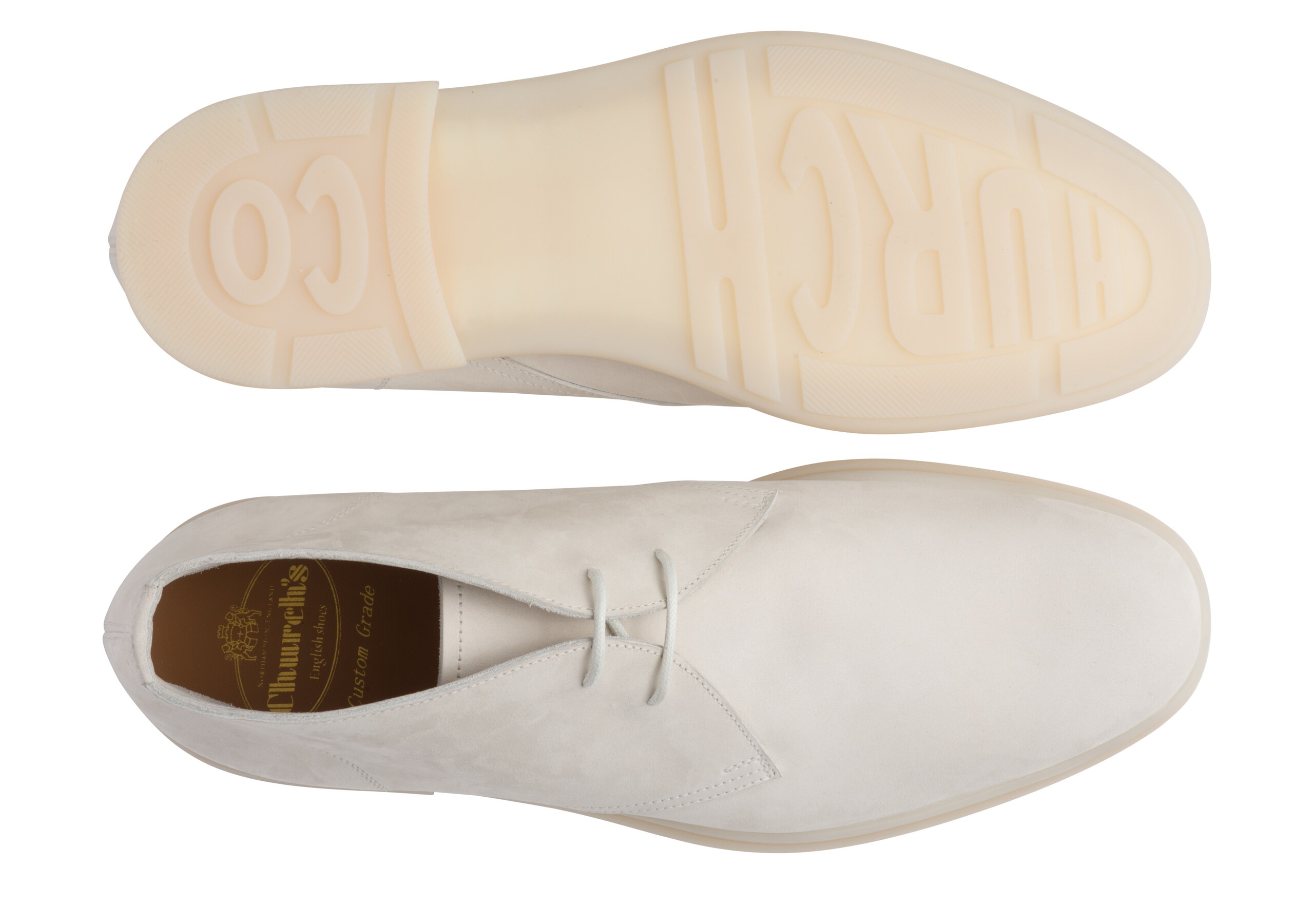 Lewes Church's Nubuck Boot White