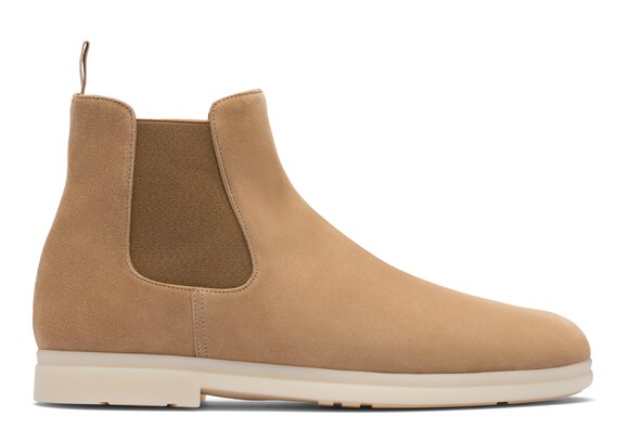 Church's Longfield Soft Suede Boot Natural