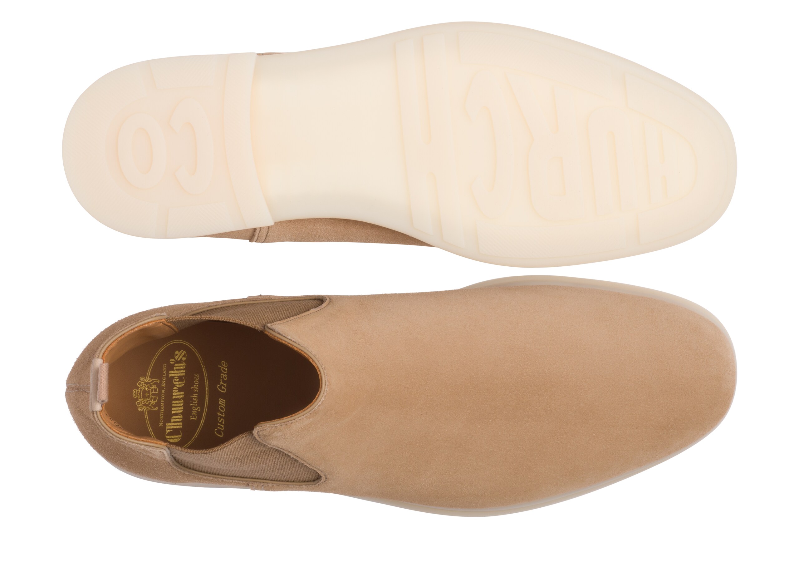 Longfield Church's Soft Suede Boot Neutral