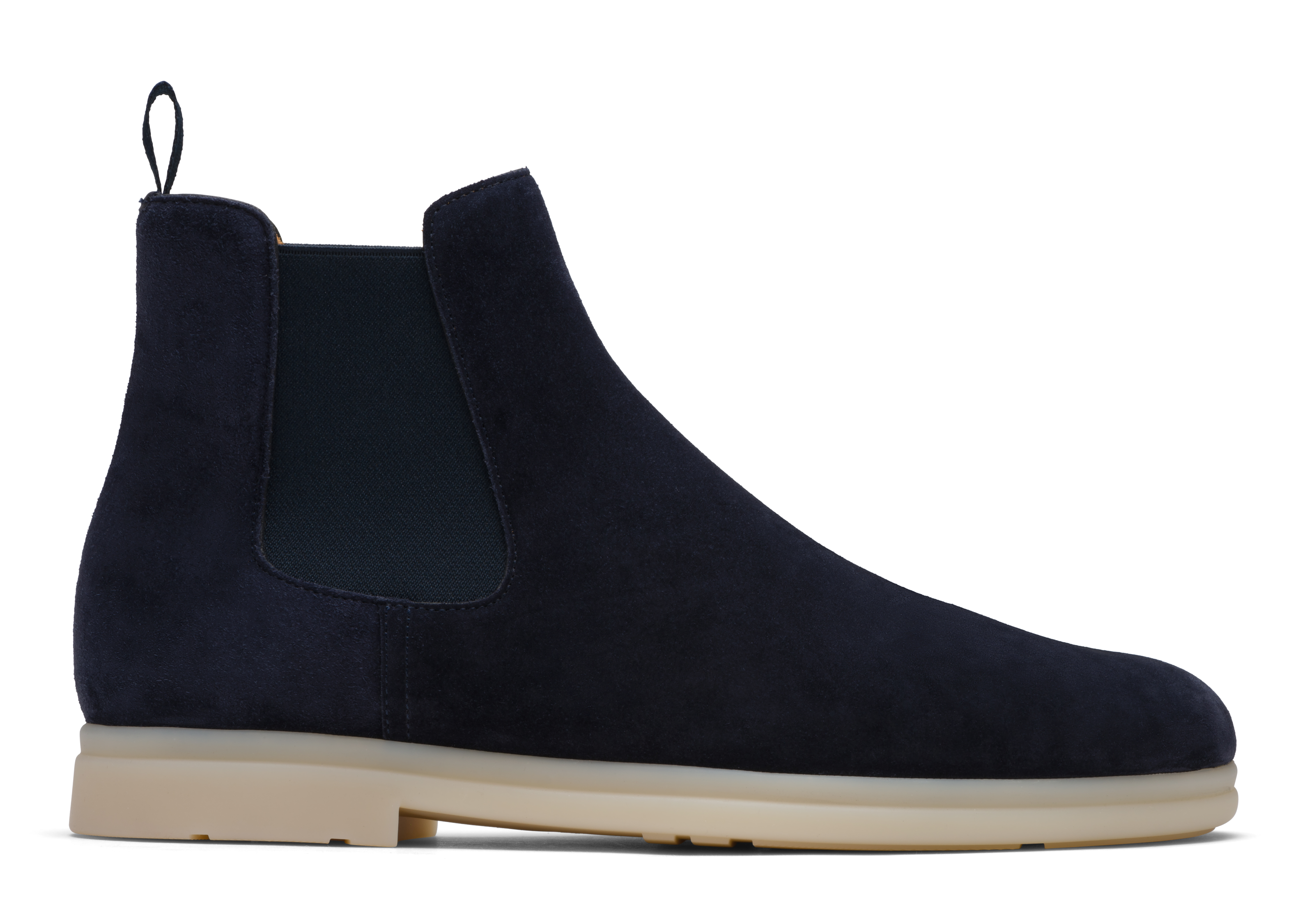 Longfield Soft Suede Boot Blue