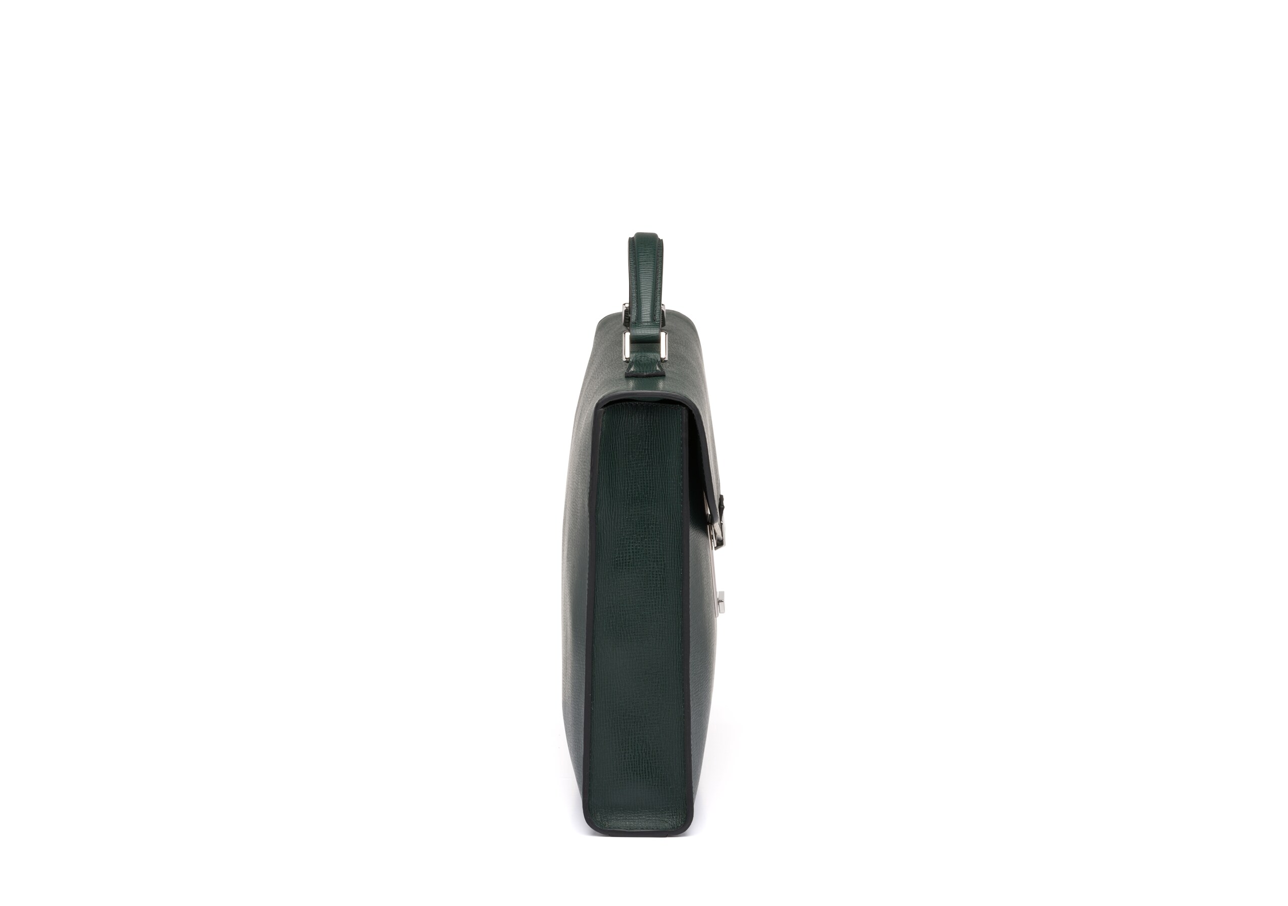 Warwick Church's St James Leather Briefcase Green