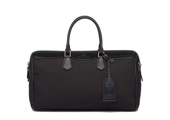Church's Radnor Sac de week-end en tissu et cuir St. James Noir