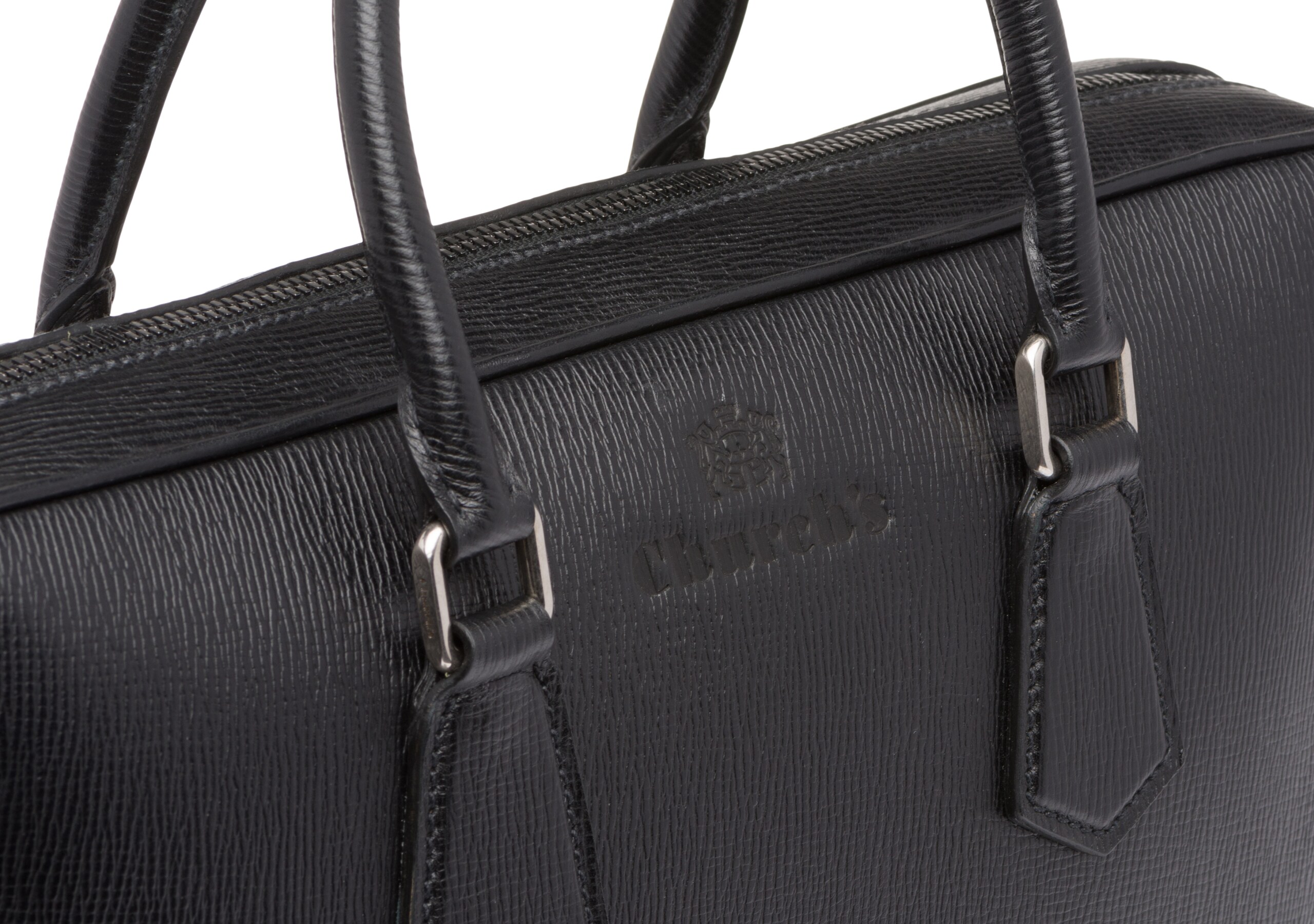 Craven Church's Sac pour ordinateur portable en cuir St. James Noir