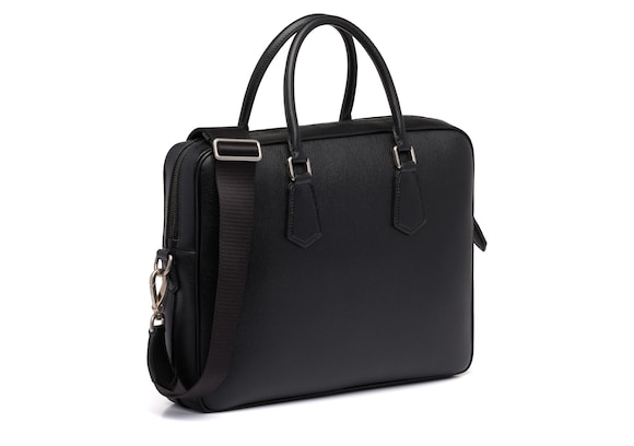 Church's  St James Leather Laptop Bag Black