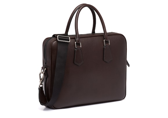 Church's  St James Leather Laptop Bag Coffee