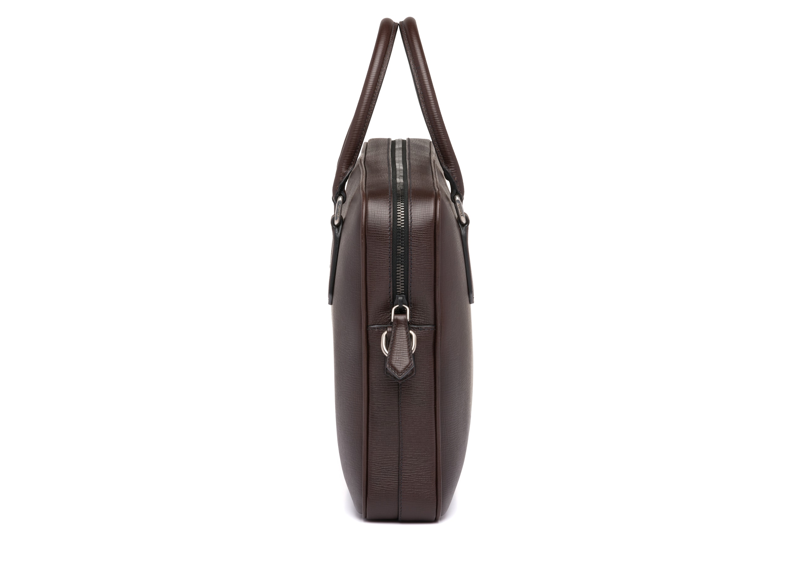Craven Church's Borsa per laptop in pelle St. James Marrone