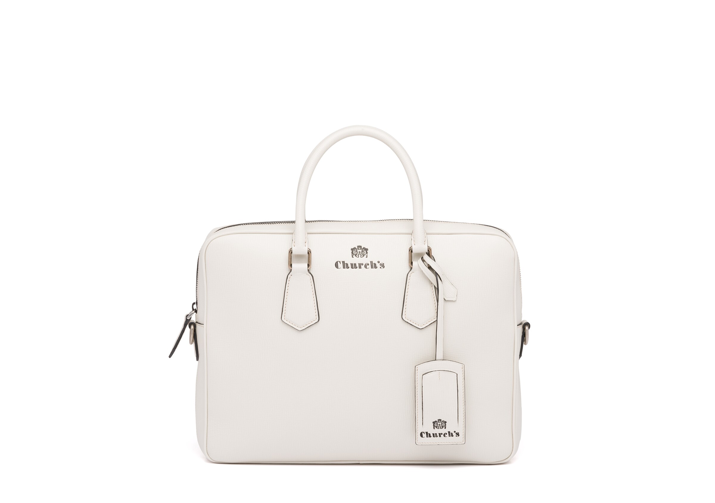 Church Borsa Per Laptop In Pelle St. James, Uomo, Talco