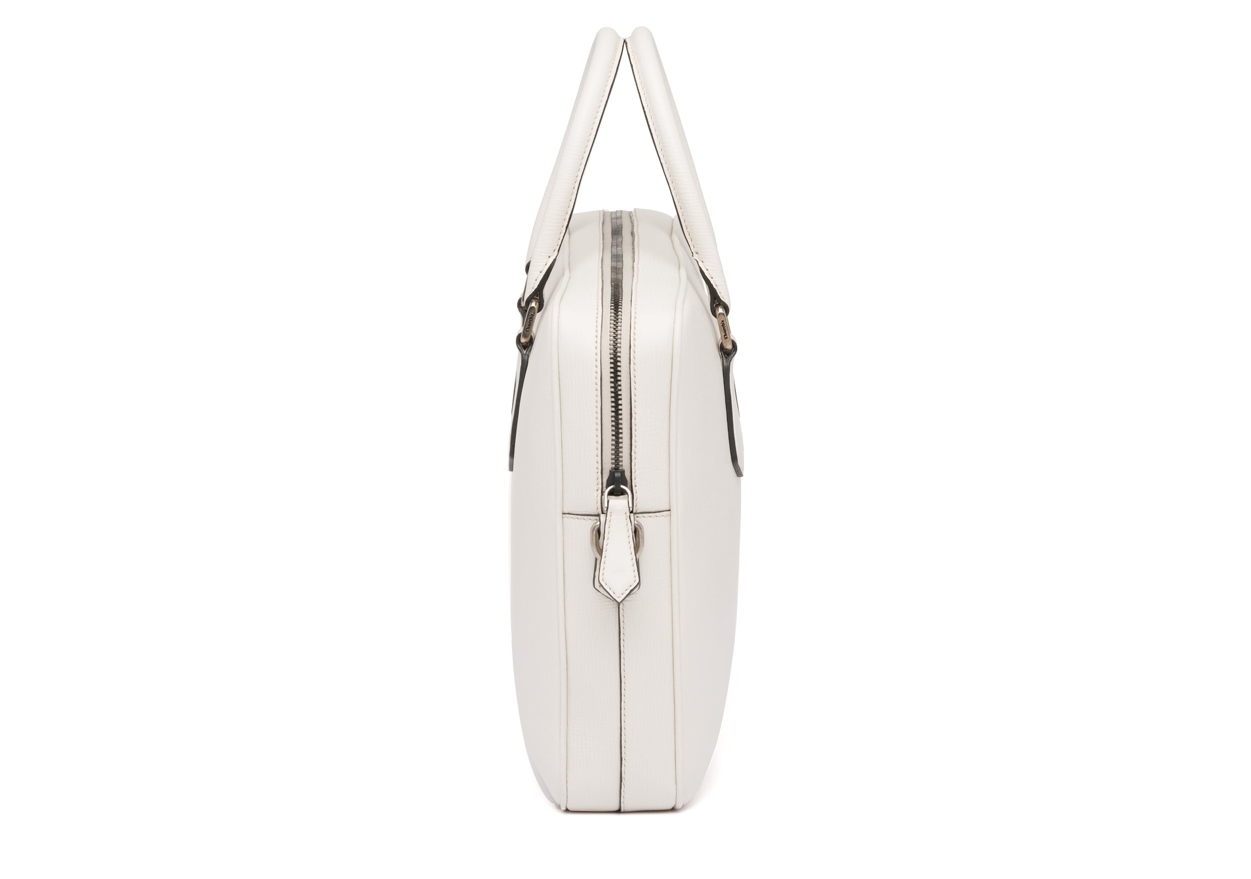 Craven Church's St James Leather Laptop Bag Neutral