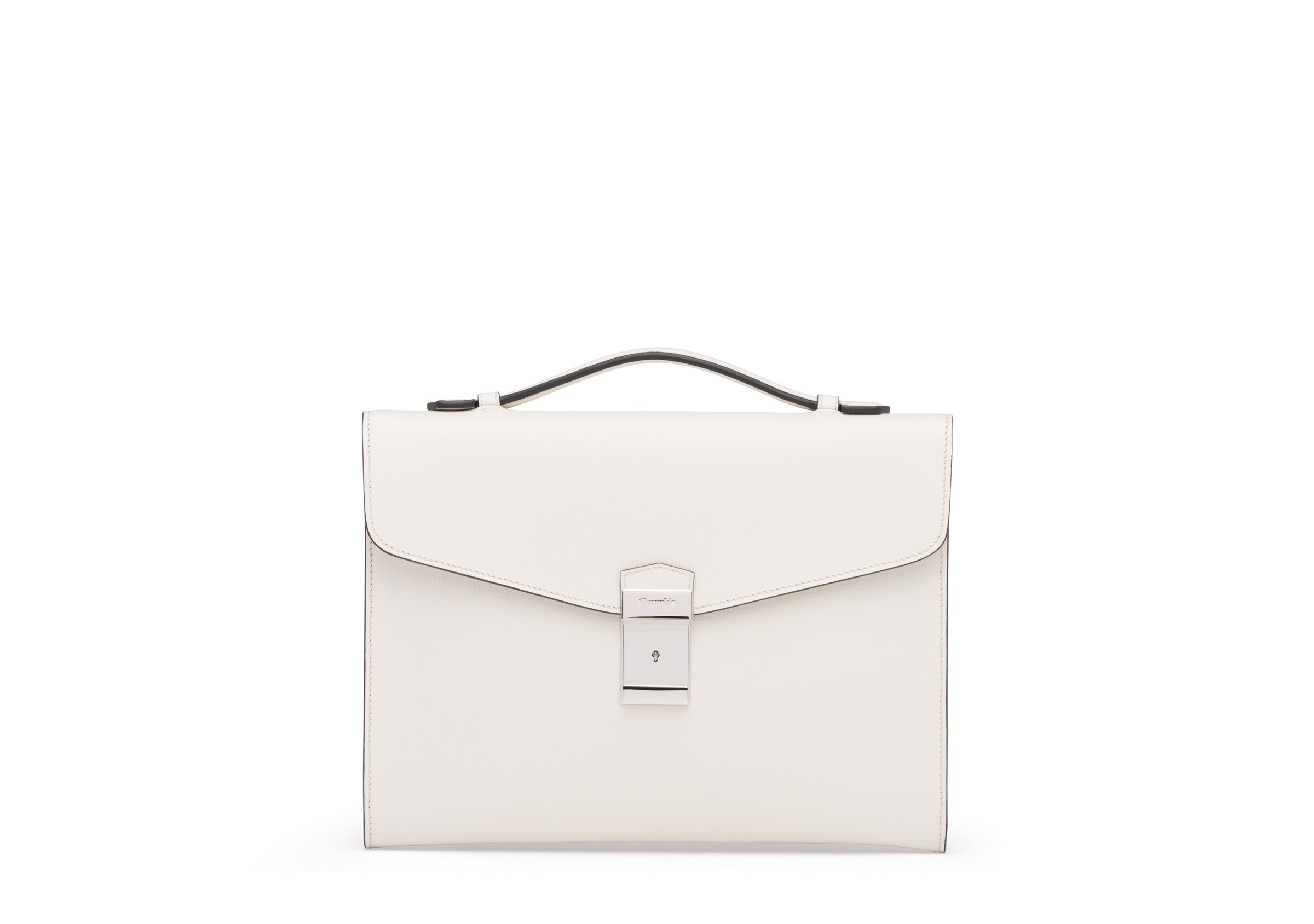 Church St James Leather Document Holder, Man, Chalk White