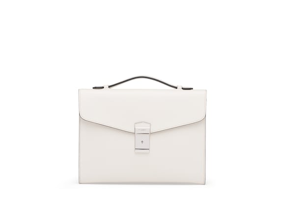 Church's Crawford St James Leather Document Holder Chalk white