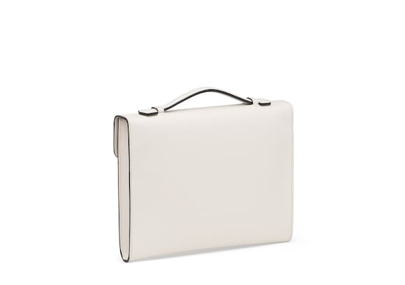 Church's Crawford St James Leather Document Holder Chalk white