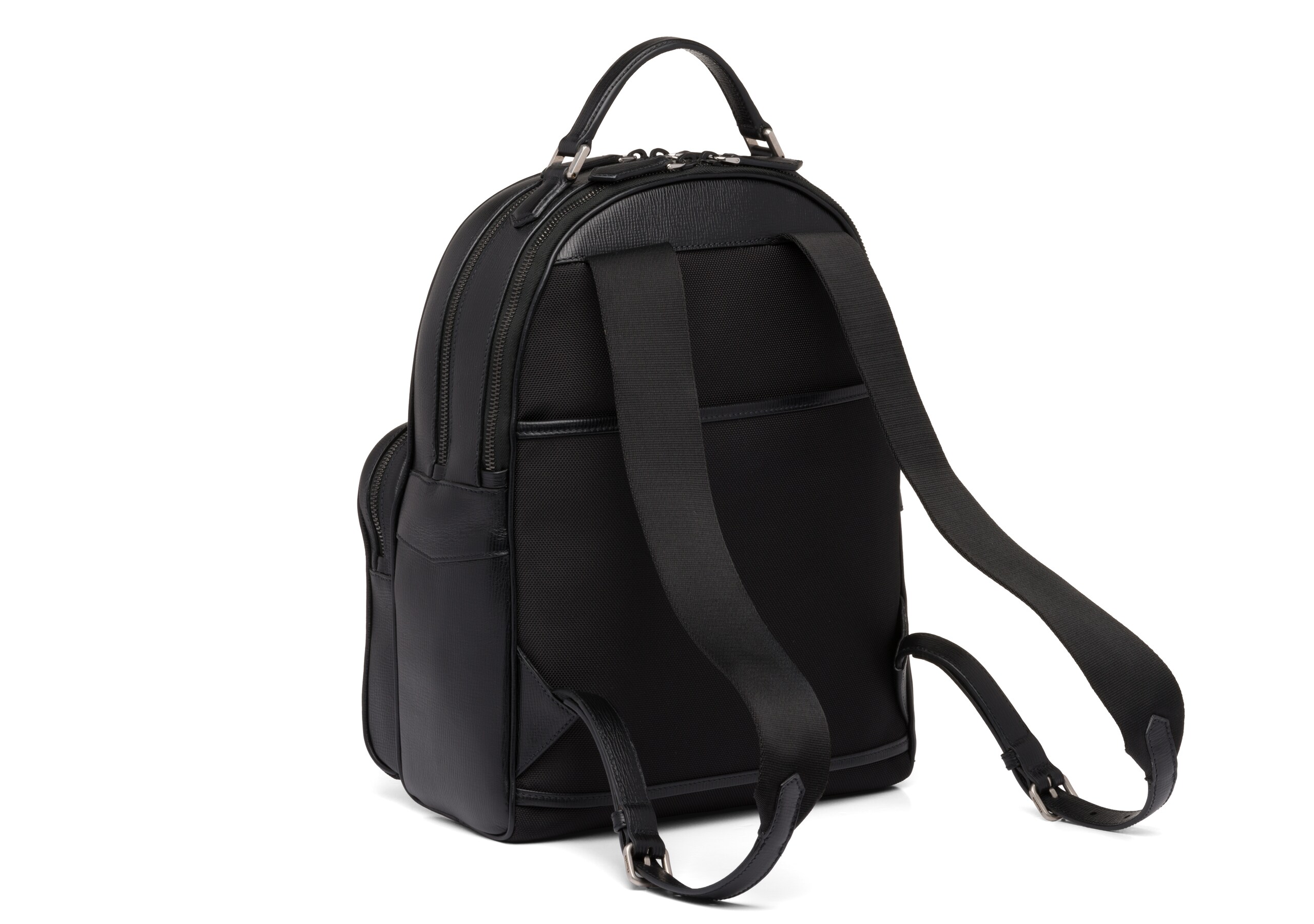Waterford Church's St James Leather Tech Backpack Black