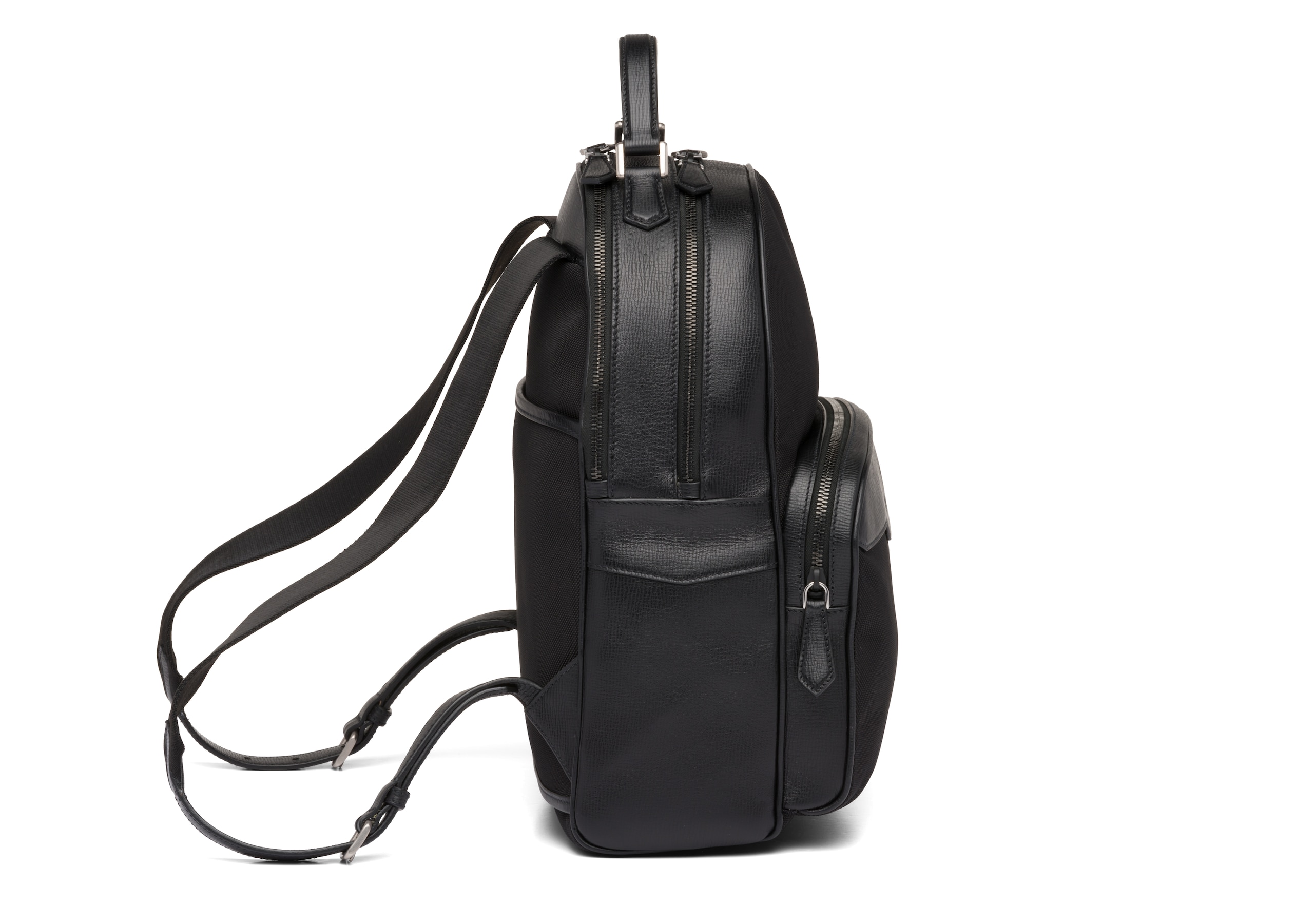 Waterford Church's St James Leather Tech Backpack Black
