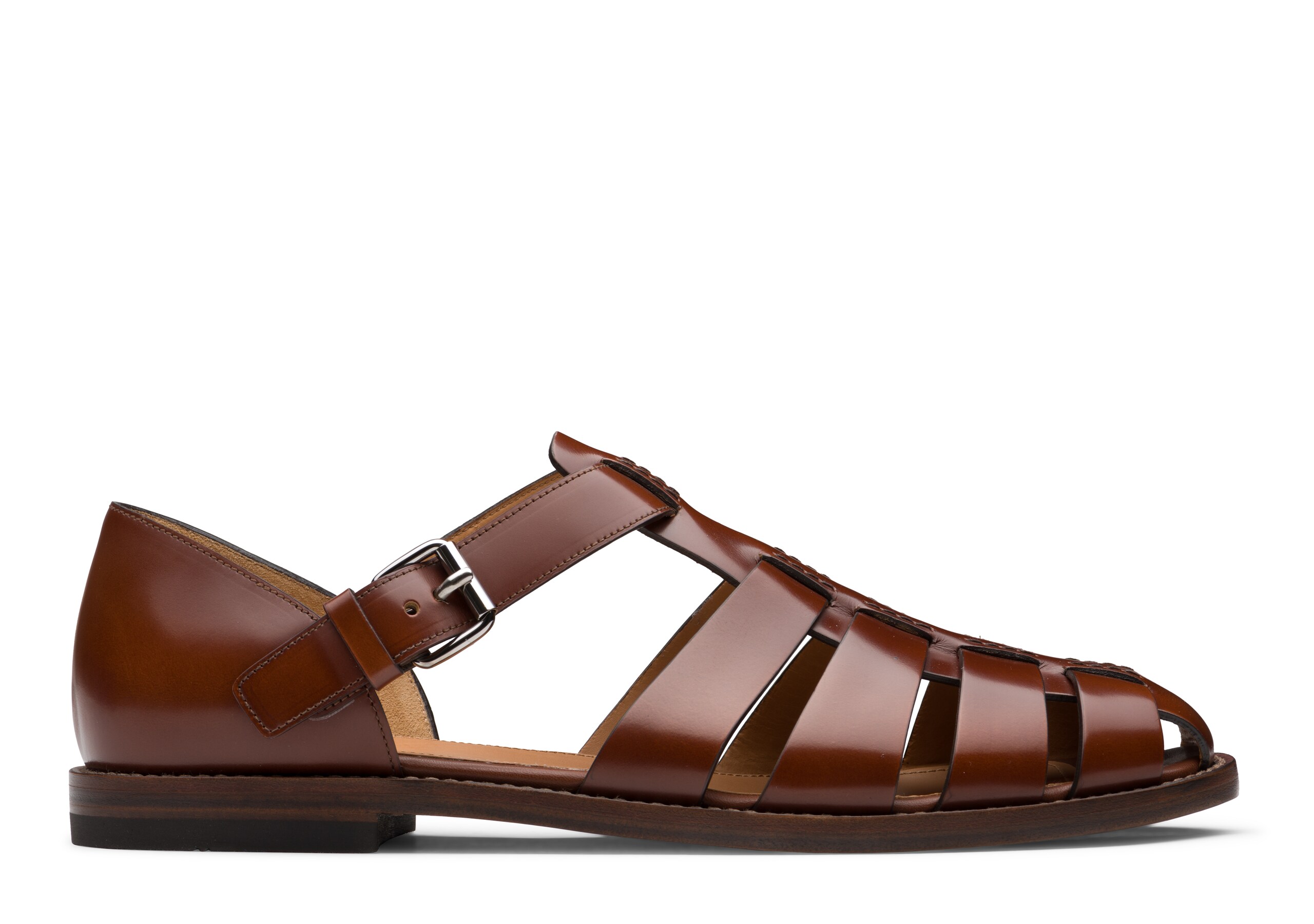 Fisherman Church's Bookbinder Fume Leather Sandal Brown