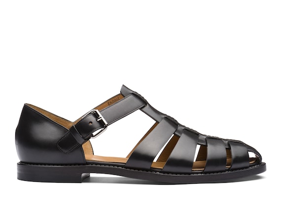 Church's Fisherman Nevada Leather Sandal Black