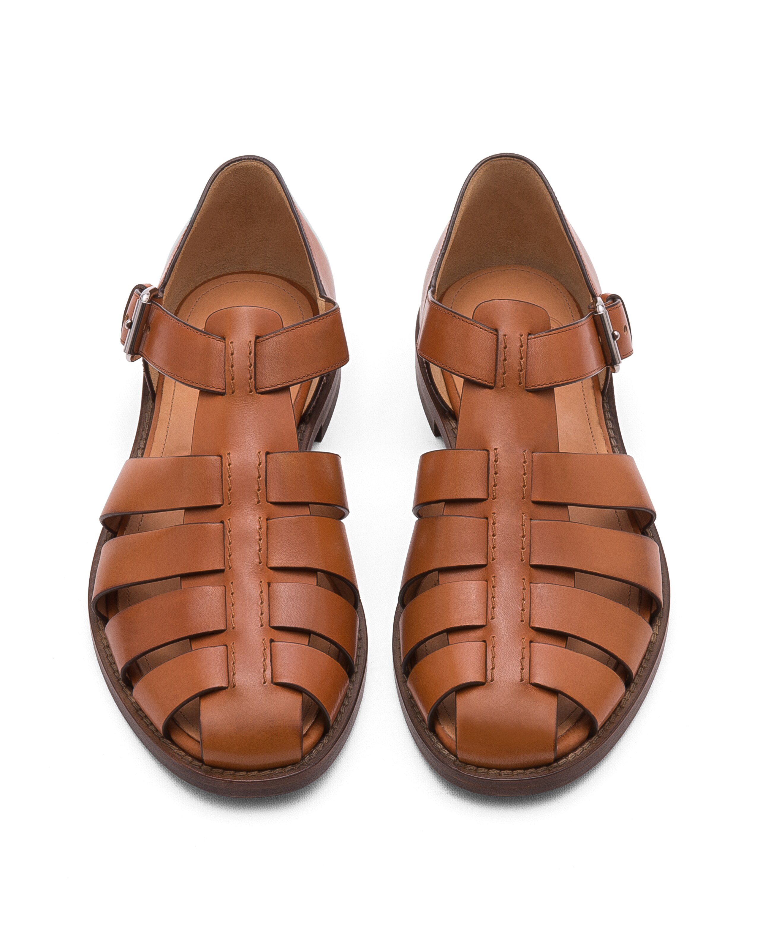 Fisherman Church's Nevada Leather Sandal Brown