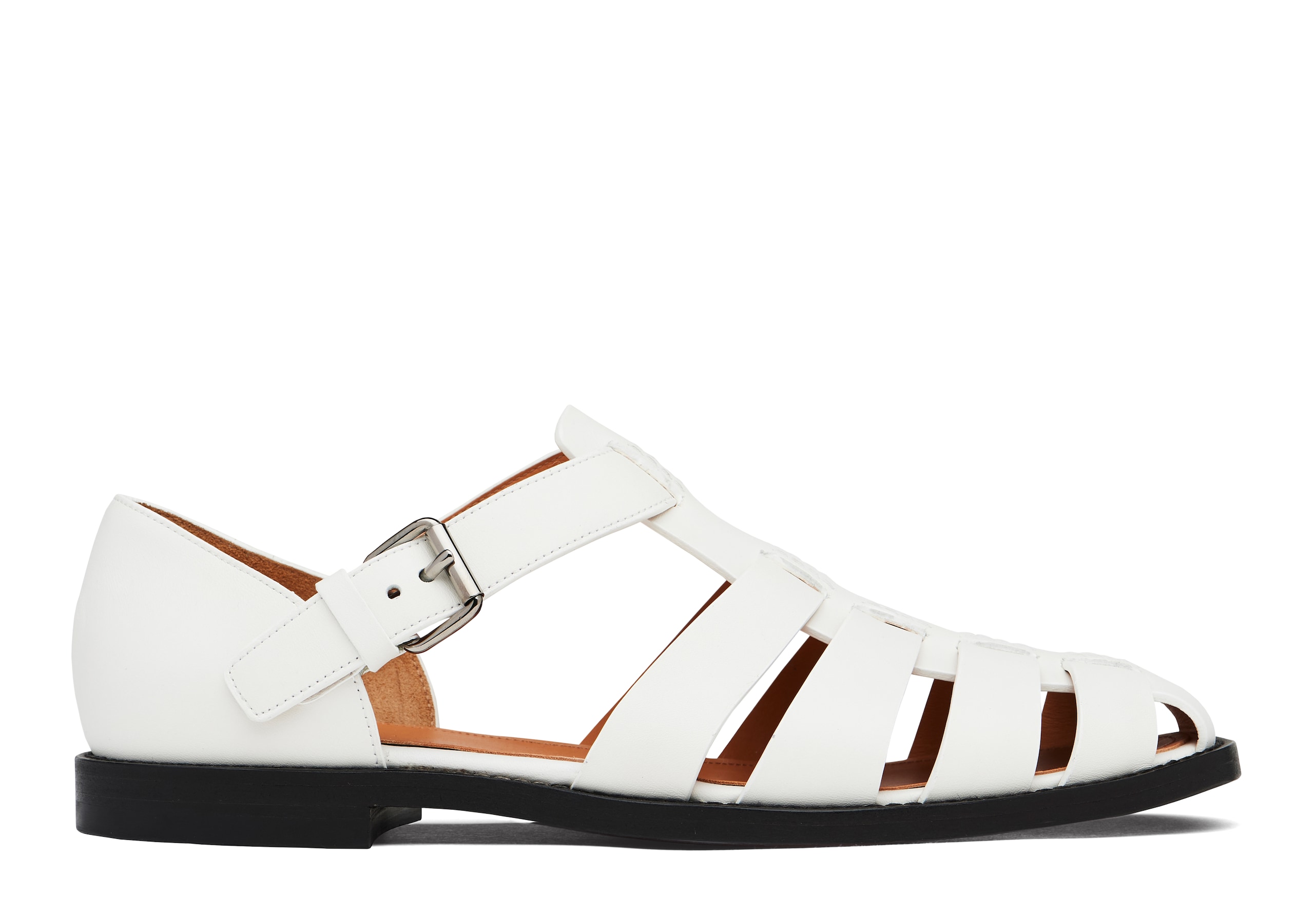 Man's Fisherman Nevada Leather Sandal White Church's