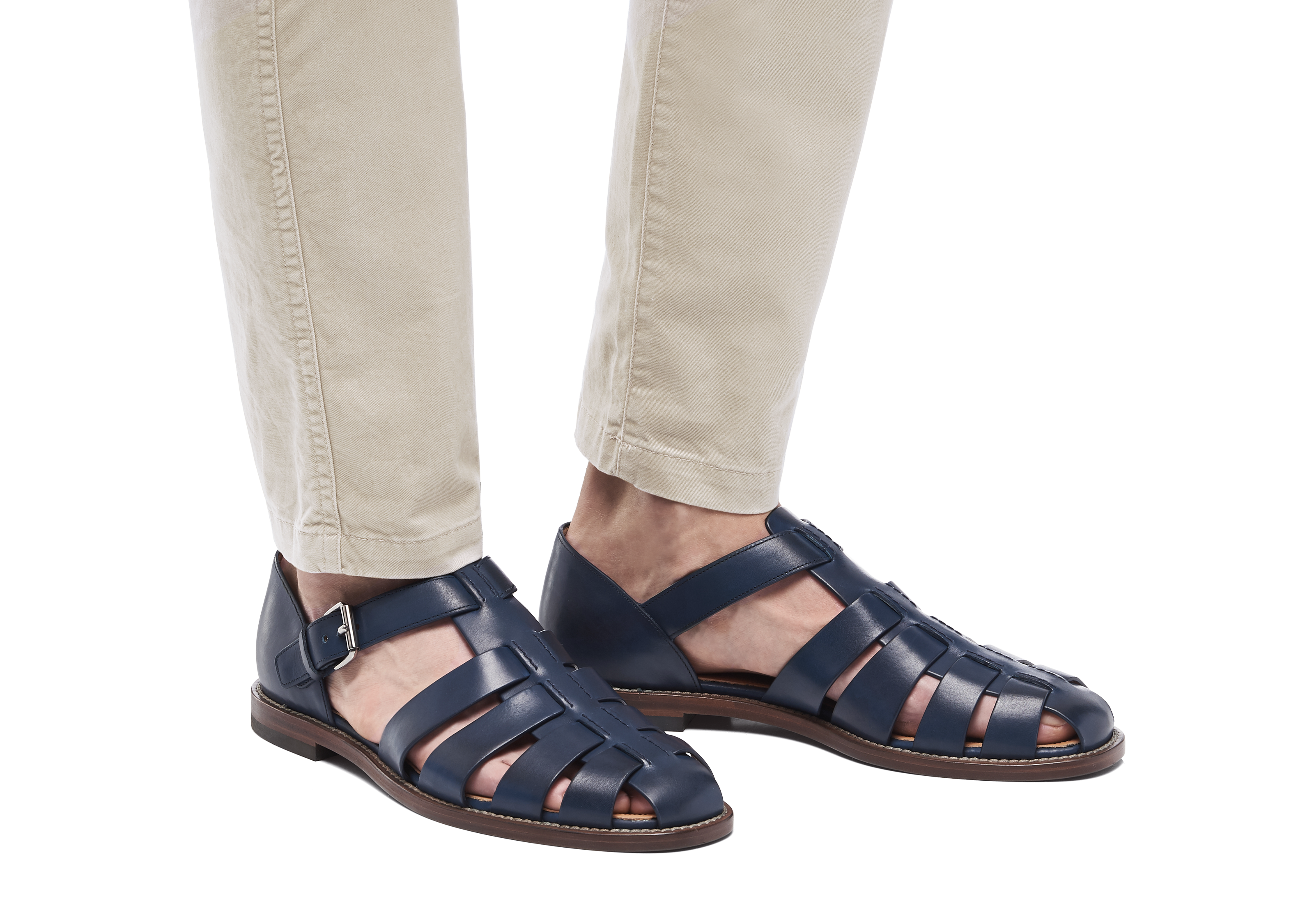 Men s Nevada Leather Sandal Blue Church s